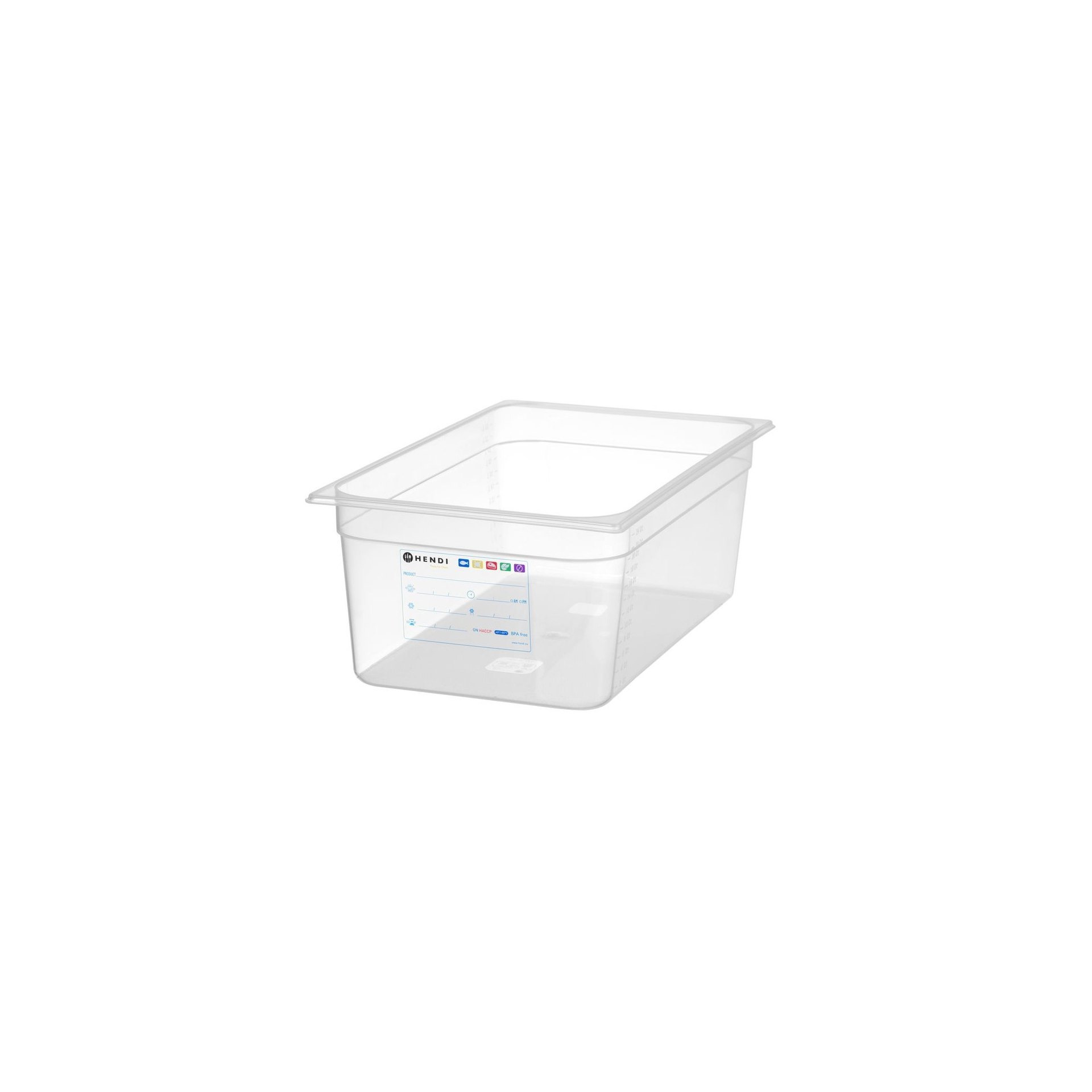 Gastronorm-Behälter 1/1, GN 1/1, 28L, Transparent, 530x325x(H)200mm Gastronorm-Behälter 1/1, GN 1/1, 28L, Transparent, 530x325x(H)200mm