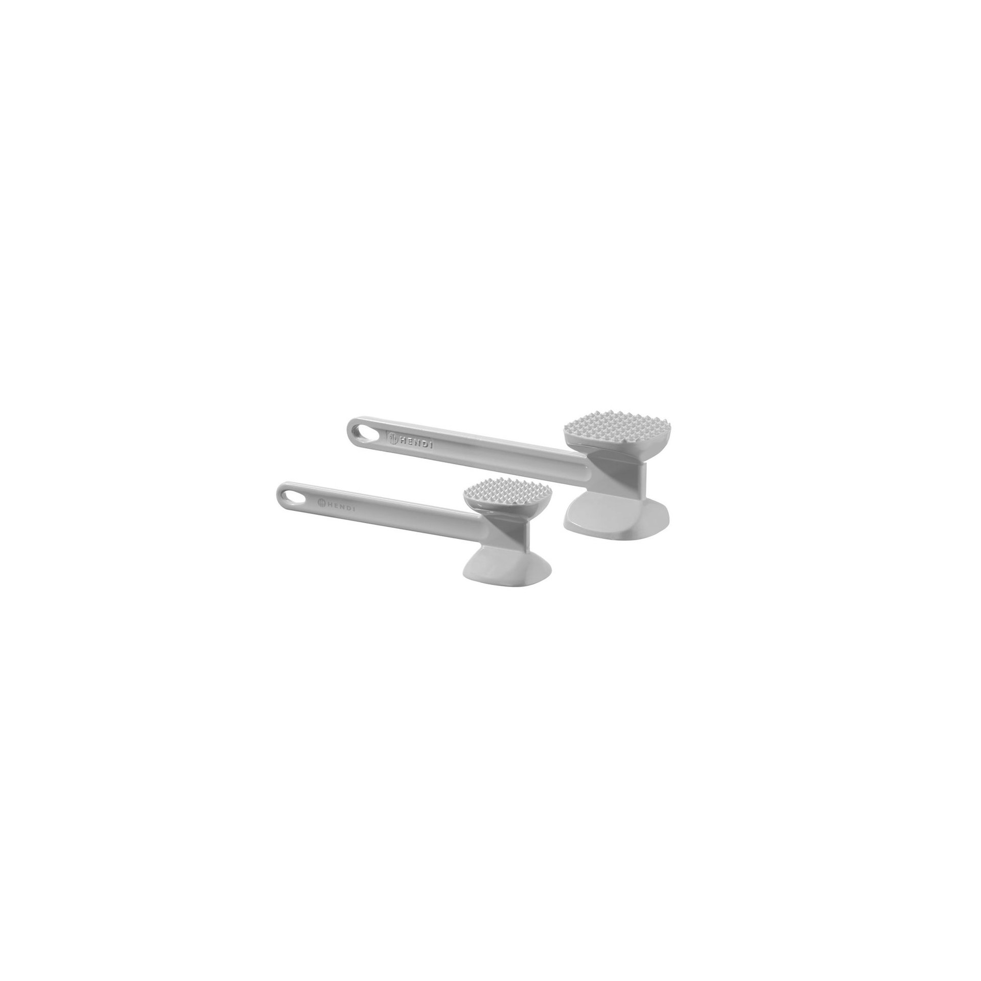 Fleischklopfer, Hellgrau, 255x65x(H)70mm Fleischklopfer, Hellgrau, 255x65x(H)70mm