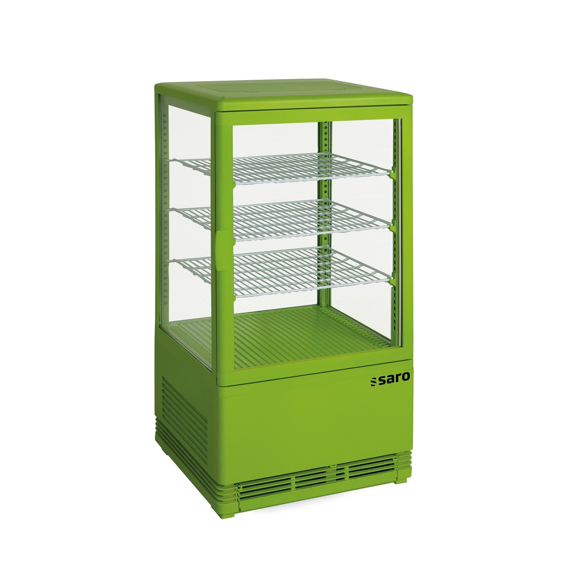 Mini-Umluftkühlvitrine 68 Liter, SC70 grün Mini-Umluftkühlvitrine 68 Liter, SC70 grün