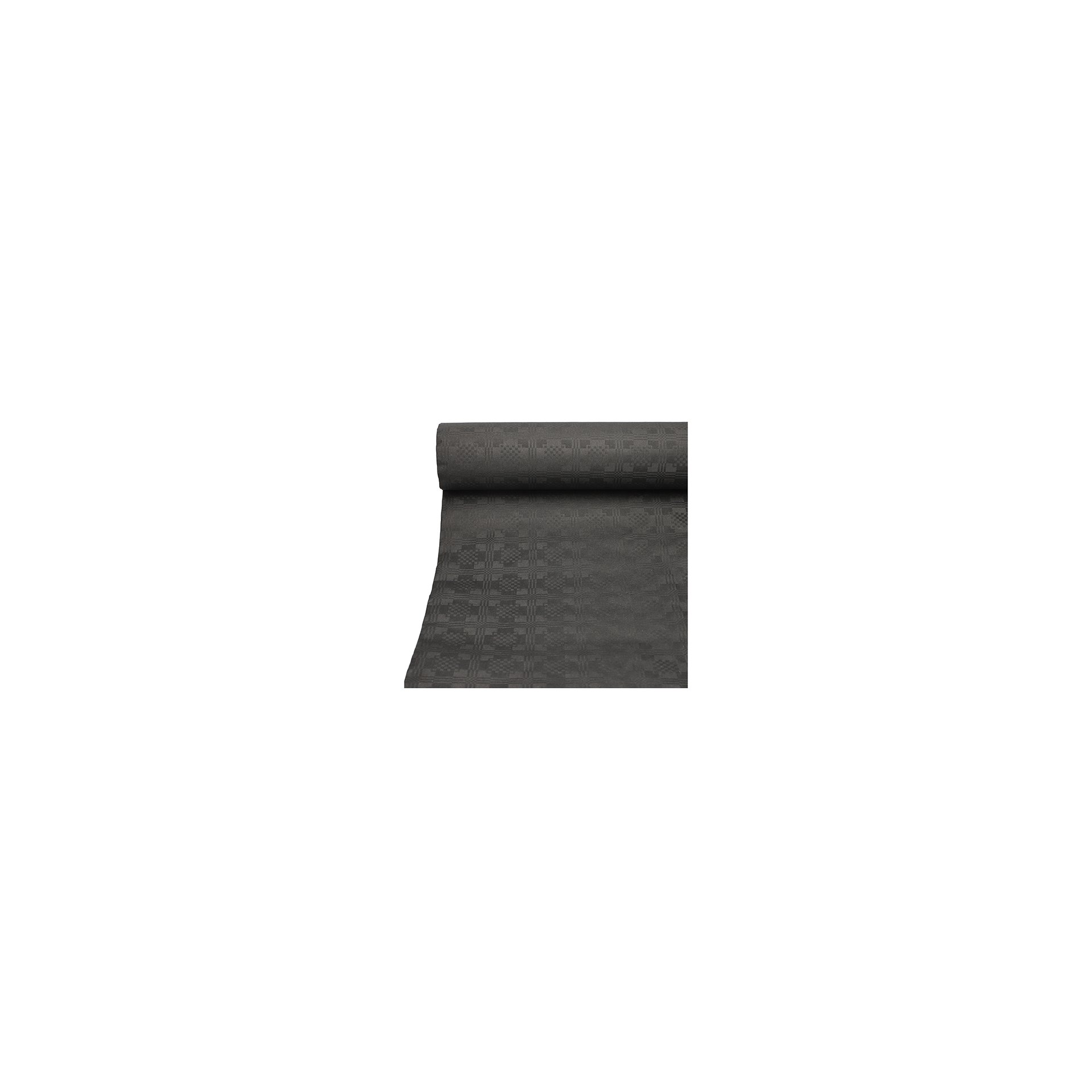 Papiertischtuch mit Damastprägung 50 m x 1 m schwarz Papiertischtuch mit Damastprägung 50 m x 1 m schwarz