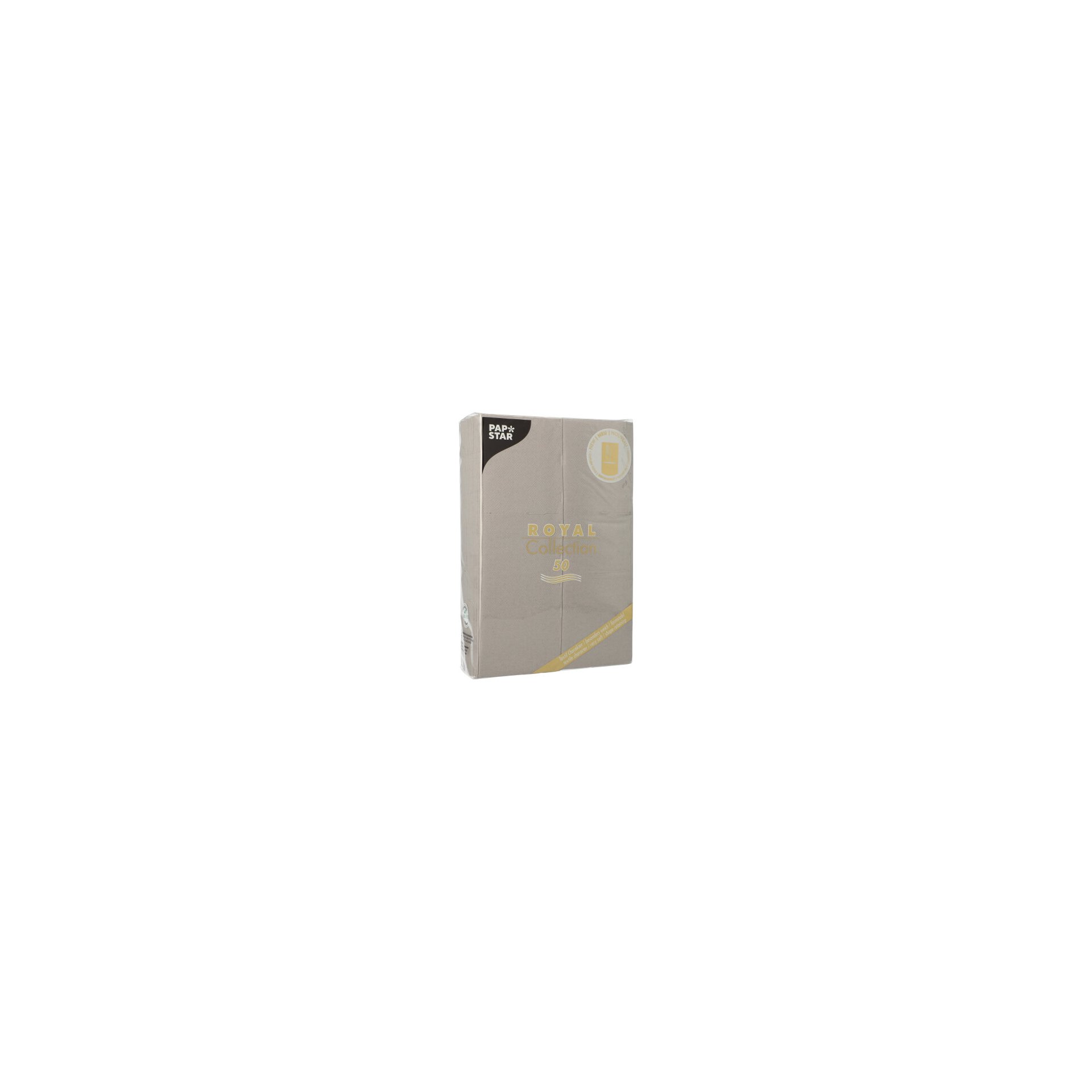 Servietten "ROYAL Collection" 48 cm x 30 cm grau mit Besteckfalz