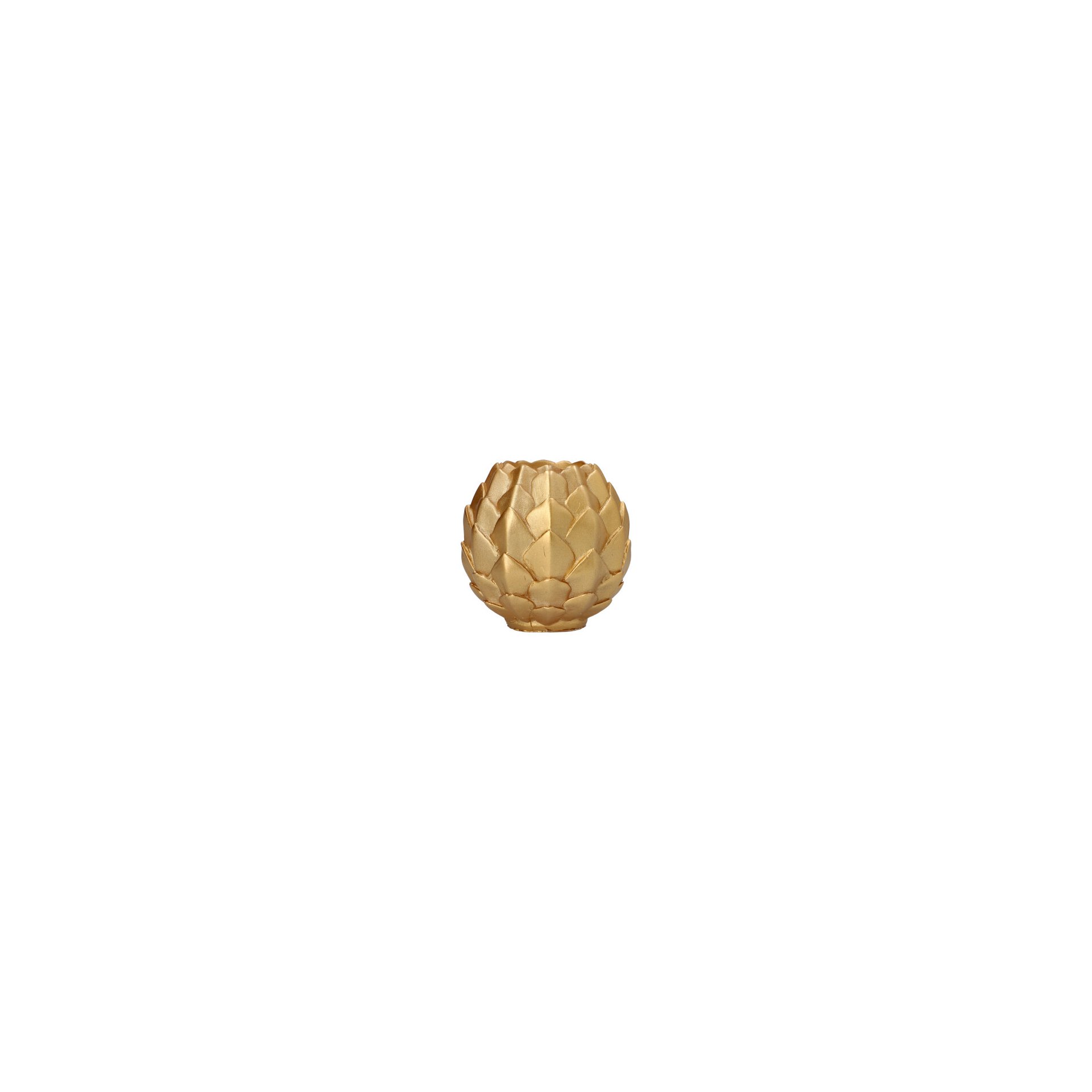 Kugelkerze Ø 10 cm gold "Pine Cone" Kugelkerze Ø 10 cm gold "Pine Cone"