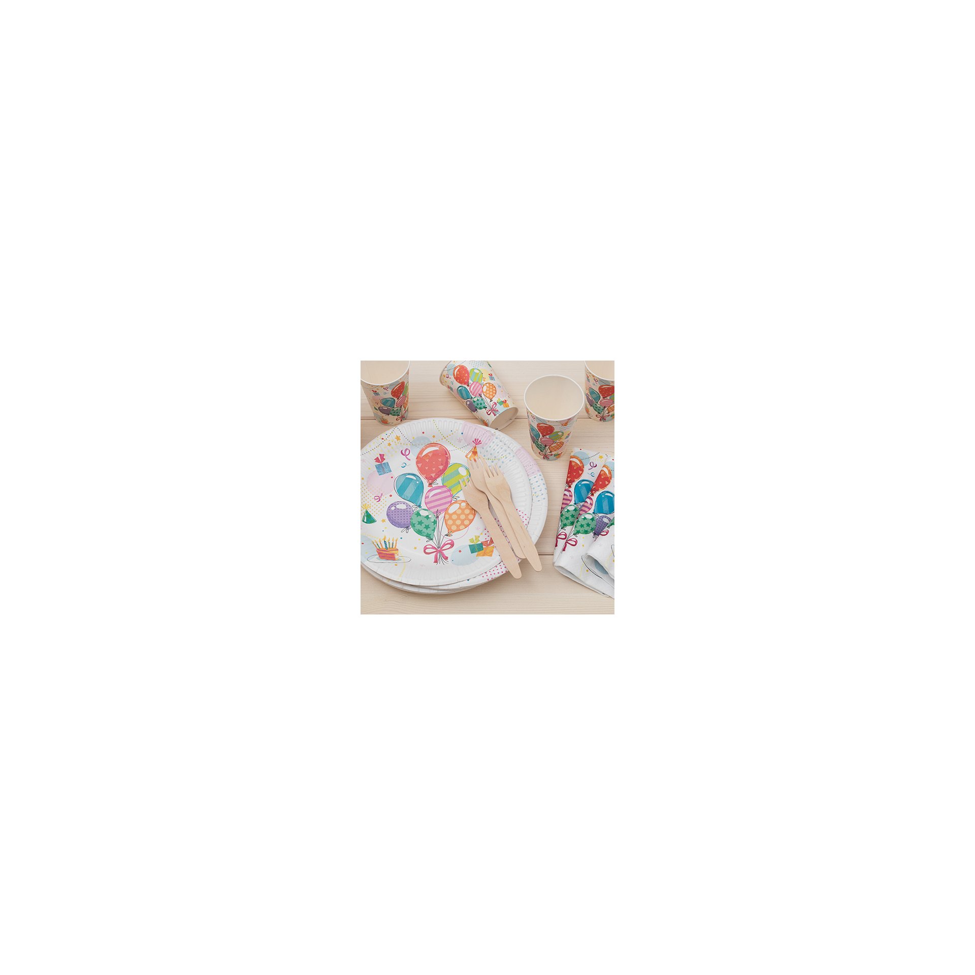 Servietten, 3-lagig 1/4-Falz 33 cm x 33 cm "Fete" Trinkbecher, Pappe 0,2 l Ø 7 cm · 9,7 cm "Fete"