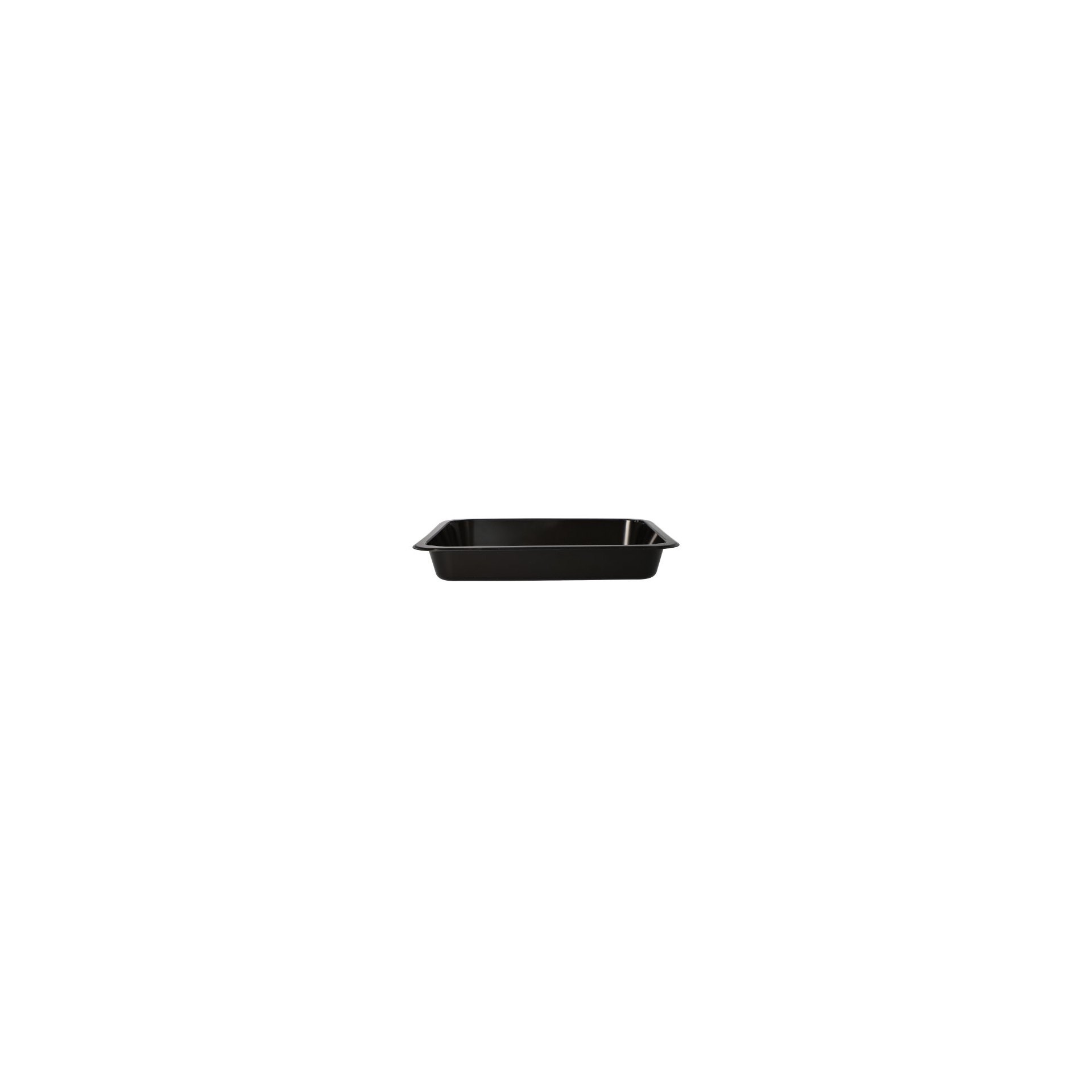 Mikrowellenschalen, PP ungeteilt 935 ml 3,2 cm x 22,7 cm x 17,8 cm schwarz