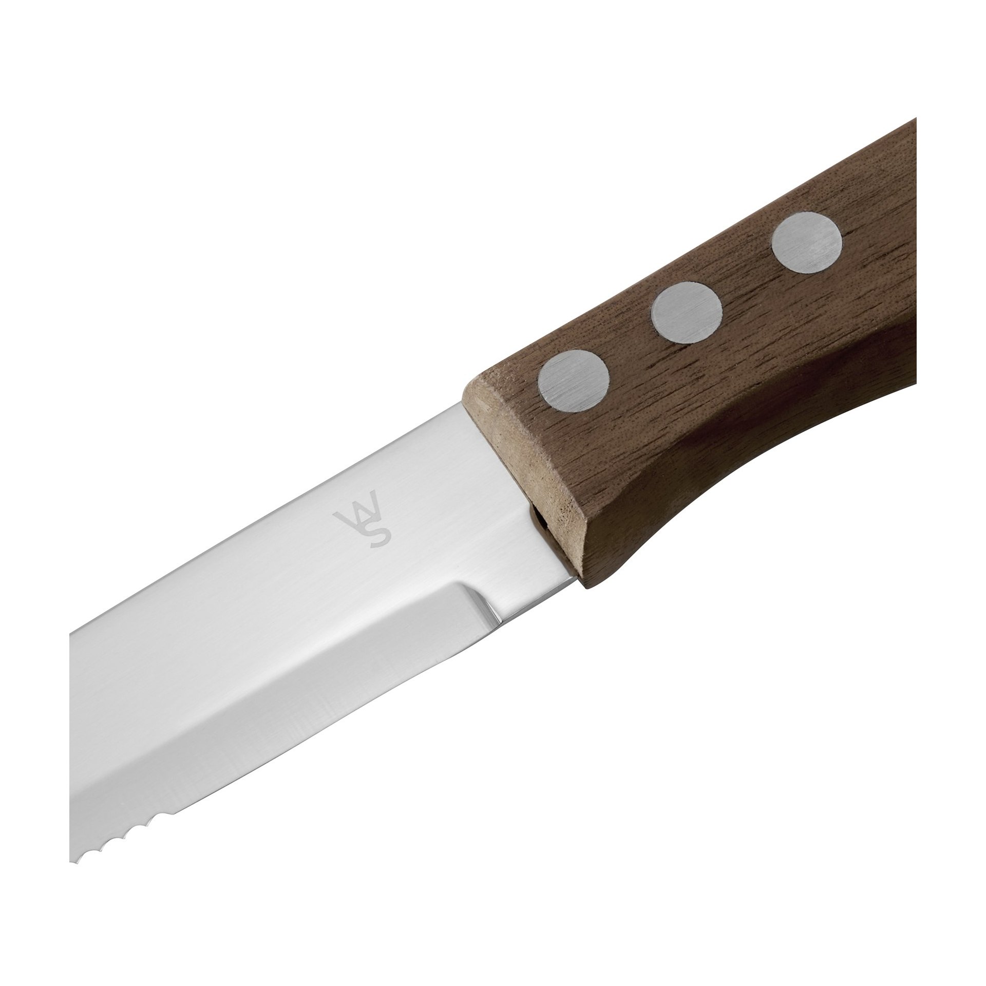 Steakmesser Set, mit Pakkaholzgriff, 25 cm