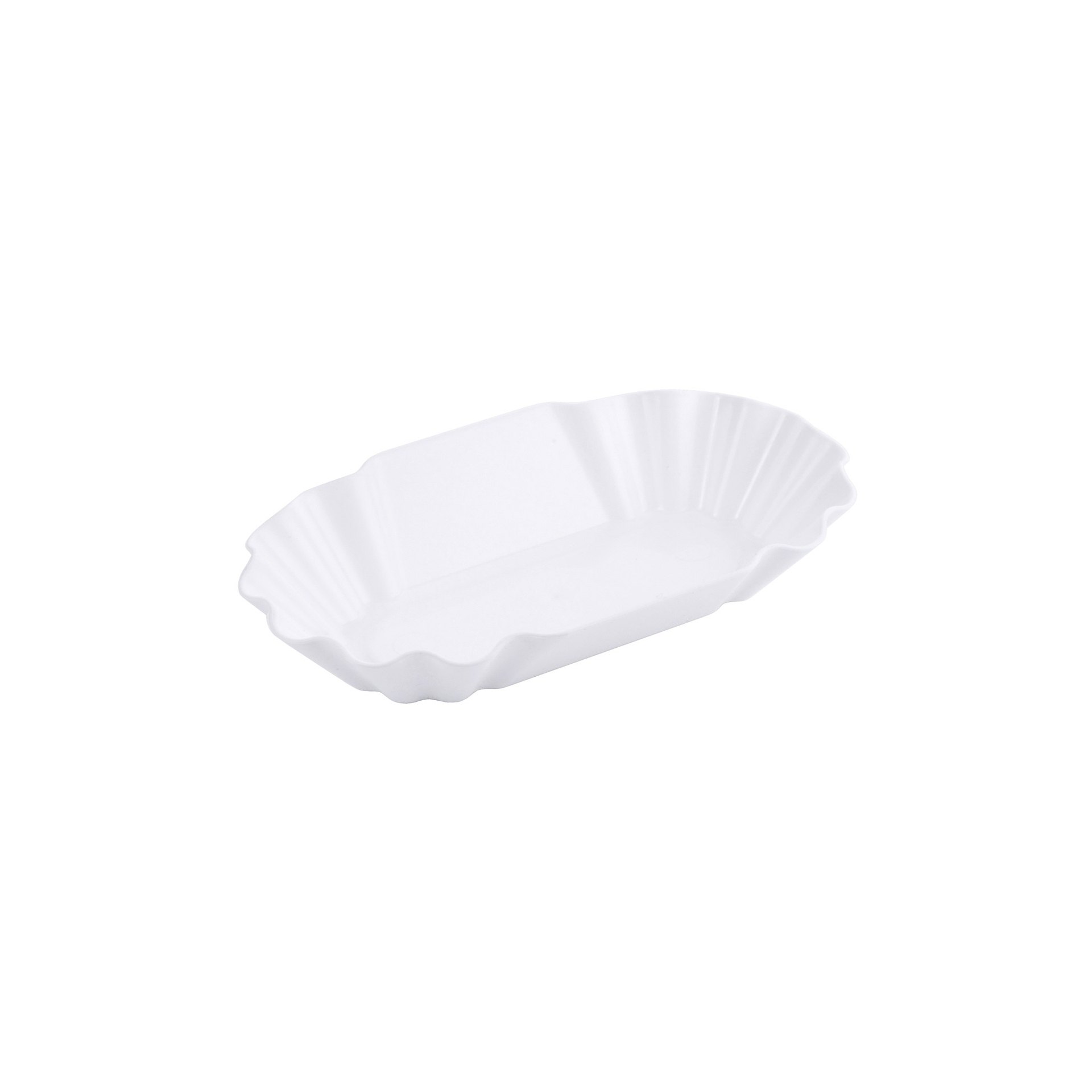 Pommes frites-Schale 19,5 cm / weiß