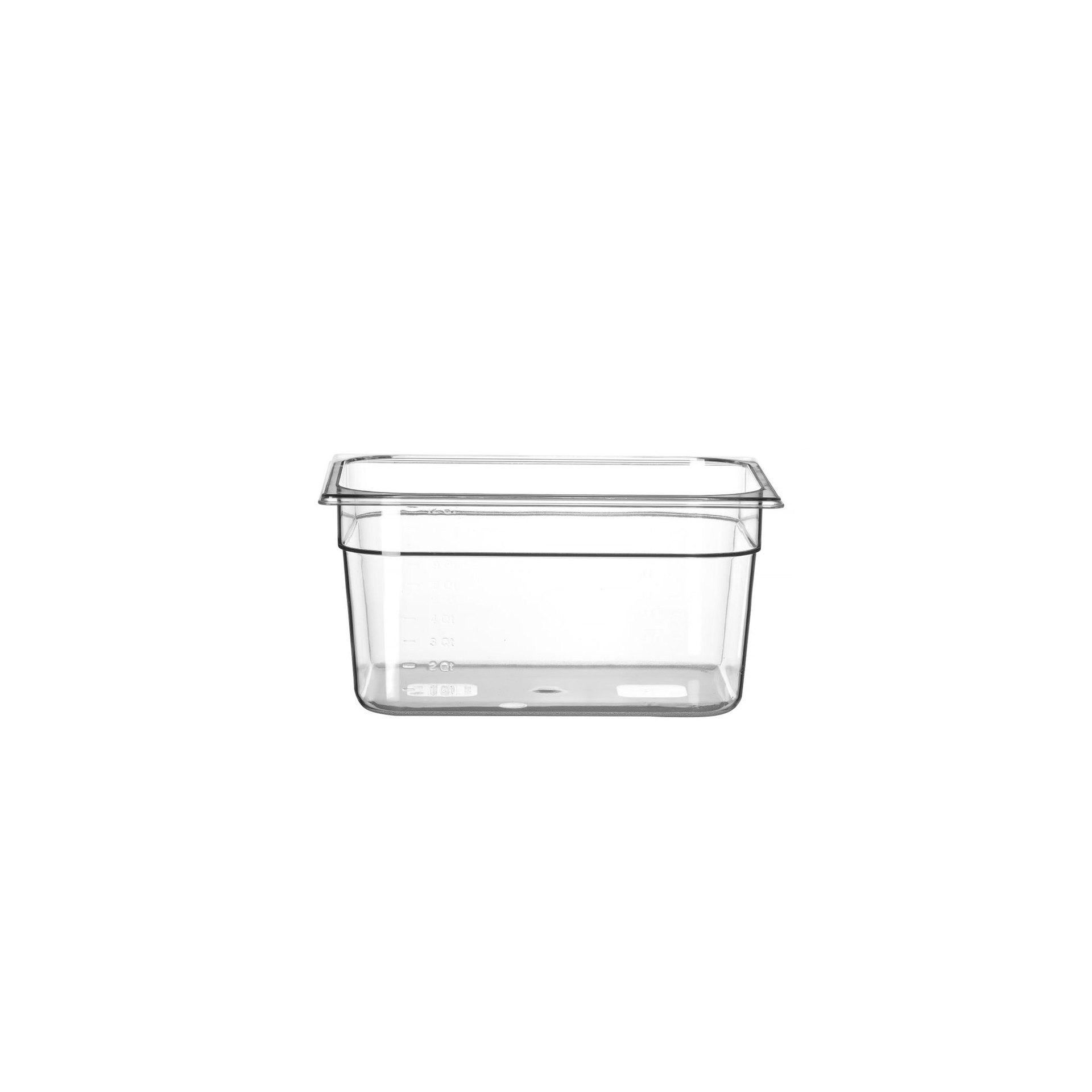 Gastronorm-Behälter 1/2, Profi Line, GN 1/2, 9,5L, Transparent, 325x265x(H)150mm Gastronorm-Behälter 1/2, Profi Line, GN 1/2, 9,5L, Transparent, 325x265x(H)150mm