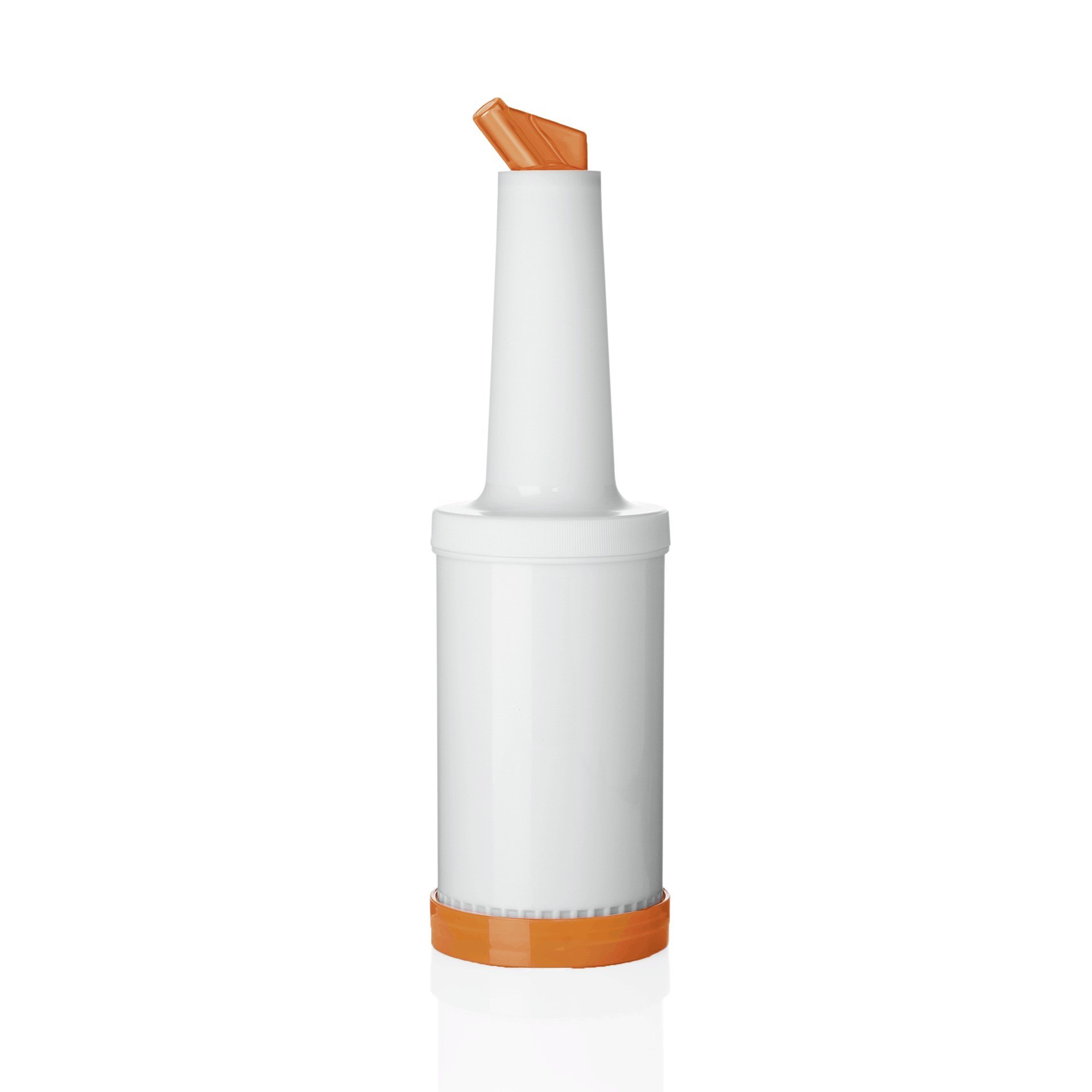 Dosier- und Vorratsflasche 1 L Höhe 32 cm orange Dosier- und Vorratsflasche 1 L Höhe 32 cm orange