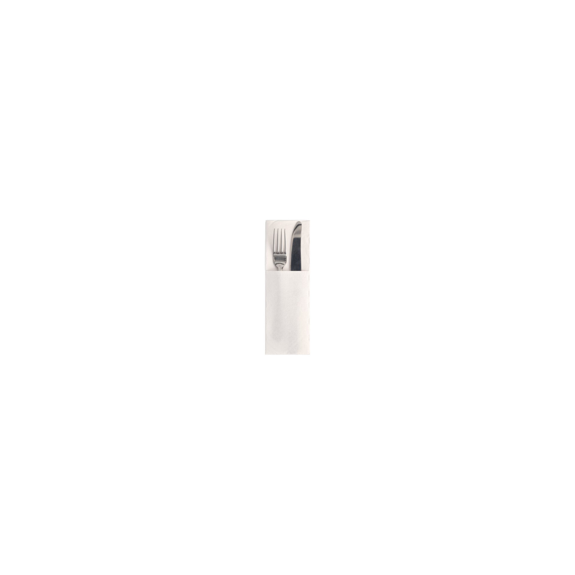 Servietten "ROYAL Collection" 48 cm x 30 cm weiss mit Besteckfalz