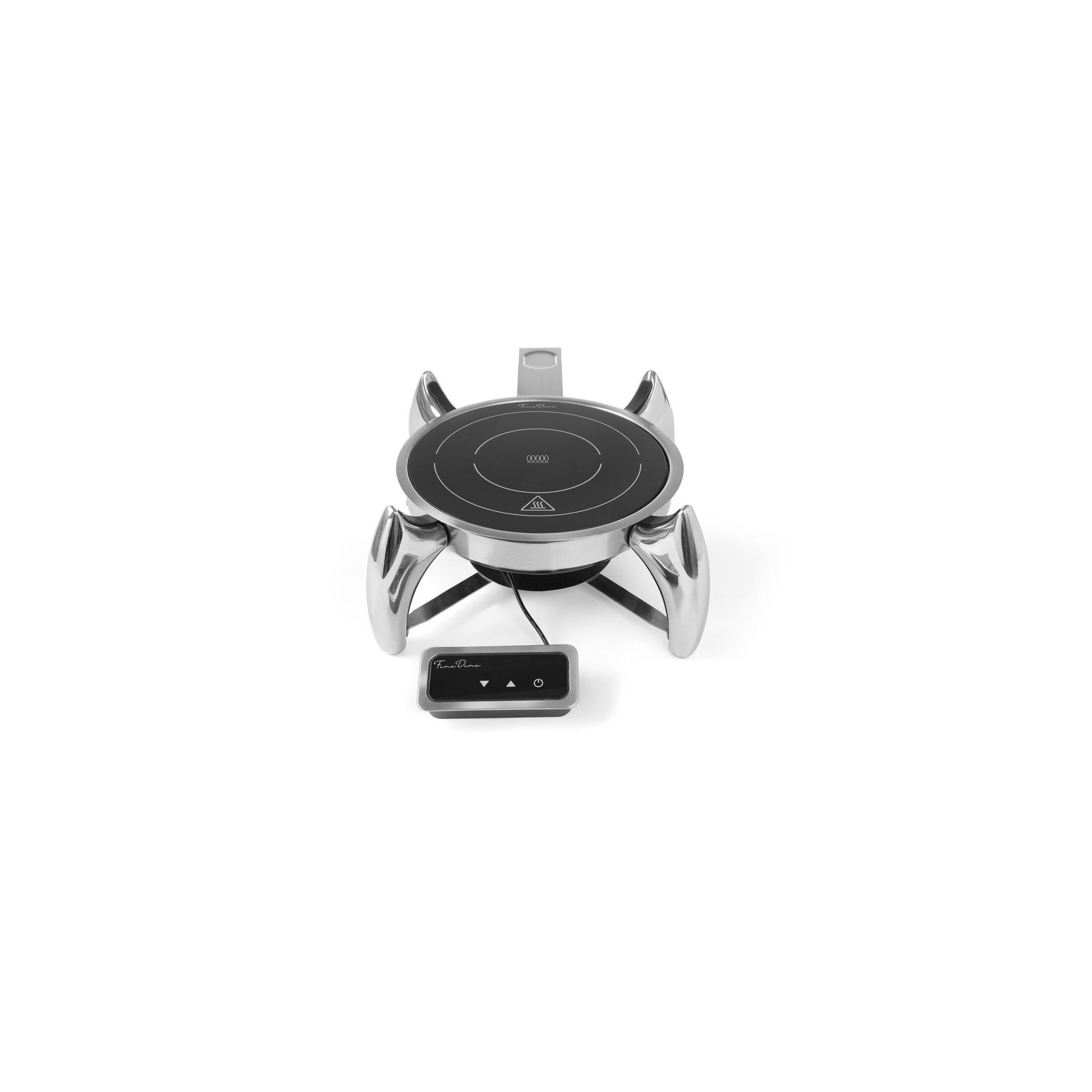 Induktionsheizplatte 800 W, Fine Dine, Schwarz, 230V/800W, ⌀245x(H)80mm Induktionsheizplatte 800 W, Fine Dine, Schwarz, 230V/800W, ⌀245x(H)80mm
