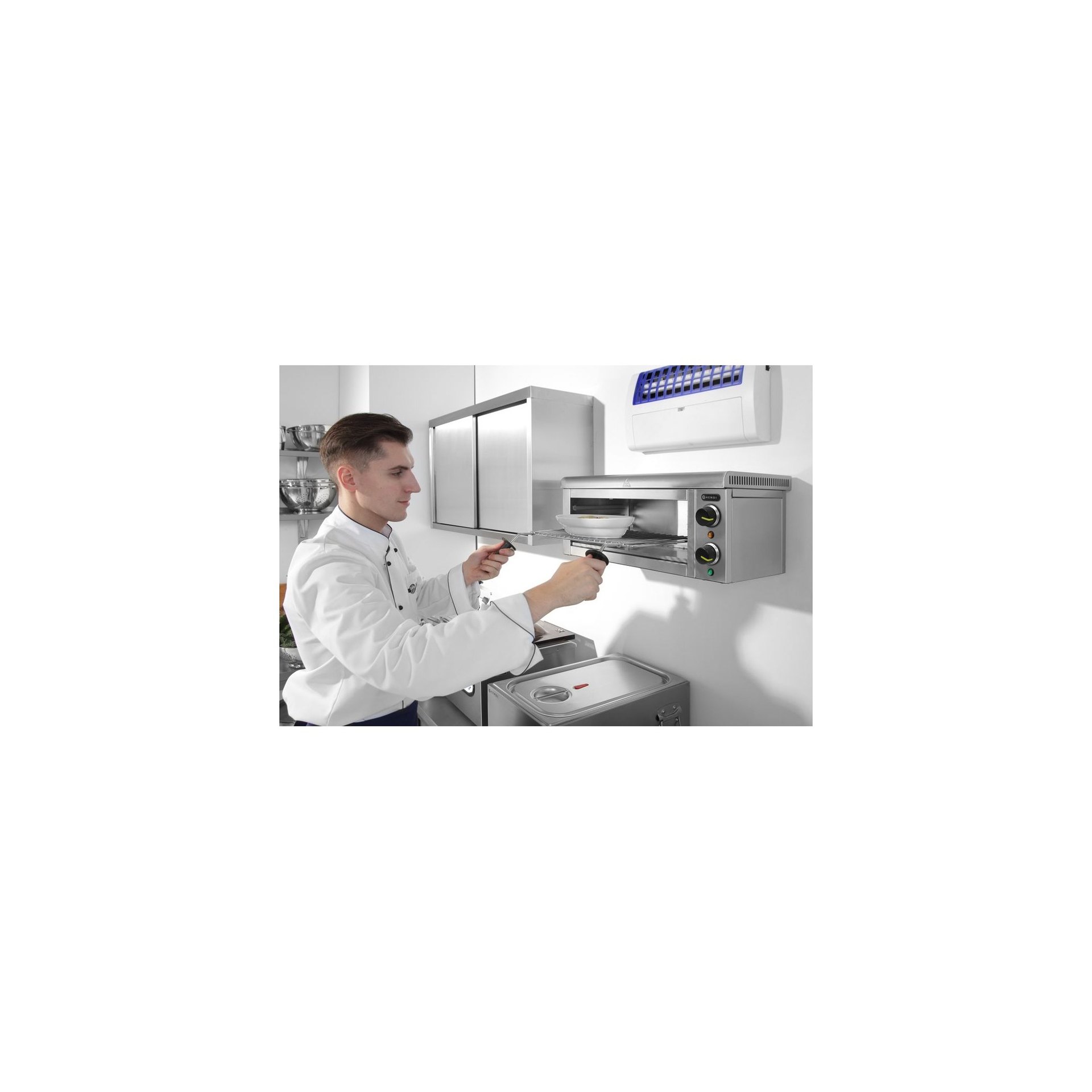 Salamander zur Wandmontage, 230V/2000W, 610x450x(H)275mm Salamander zur Wandmontage, 230V/2000W, 610x450x(H)275mm
