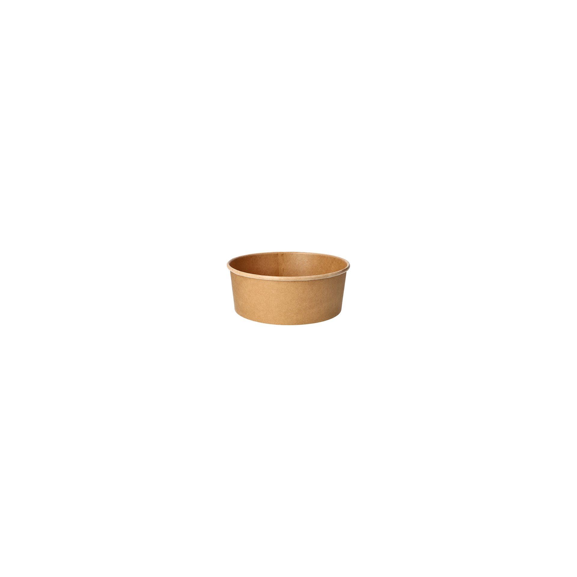 Salatschalen, Pappe rund 1300 ml Ø 18,4 cm · 7 cm braun