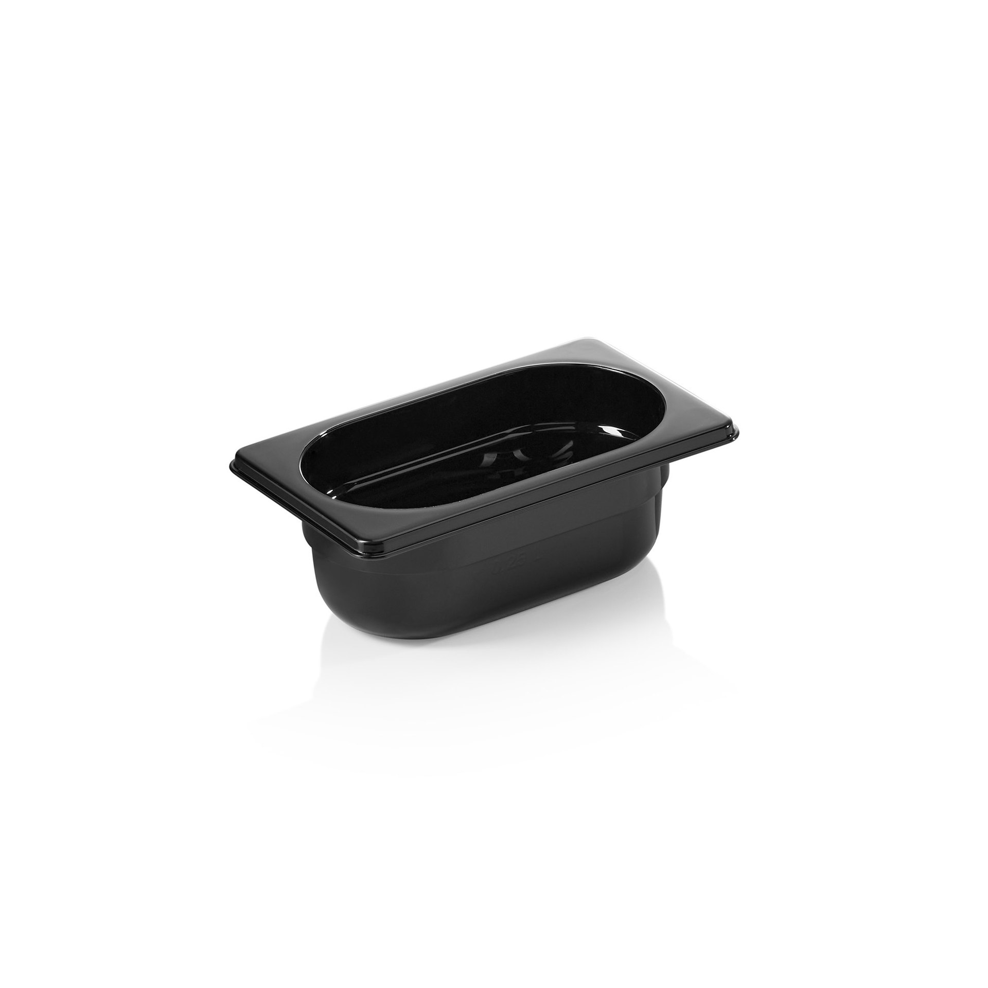 GN Behälter GN 96 BLACK 1/9-065 mm, schwarz, Polycarbonat GN Behälter GN 96 BLACK 1/9-065 mm, schwarz, Polycarbonat
