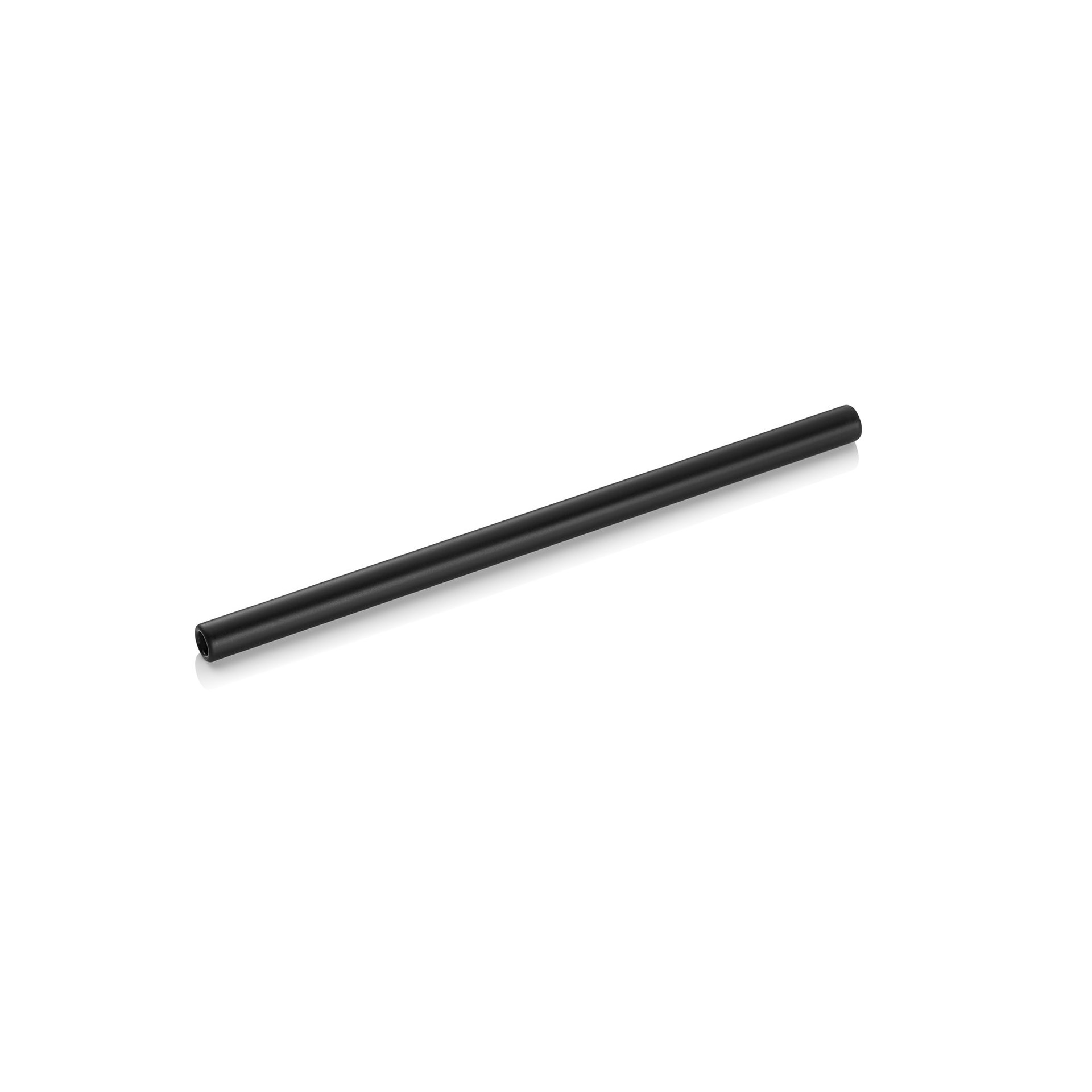 Glastrinkhalm mit Bürste Set NOCTURN, 15 cm, Ø 8 mm, schwarz, Set á 50 Stück