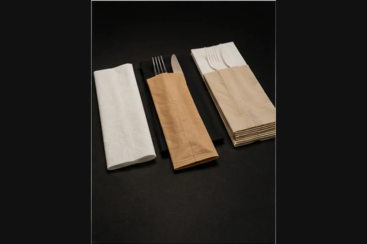 Servietten und Bestecktaschen für Gastronomie und Catering