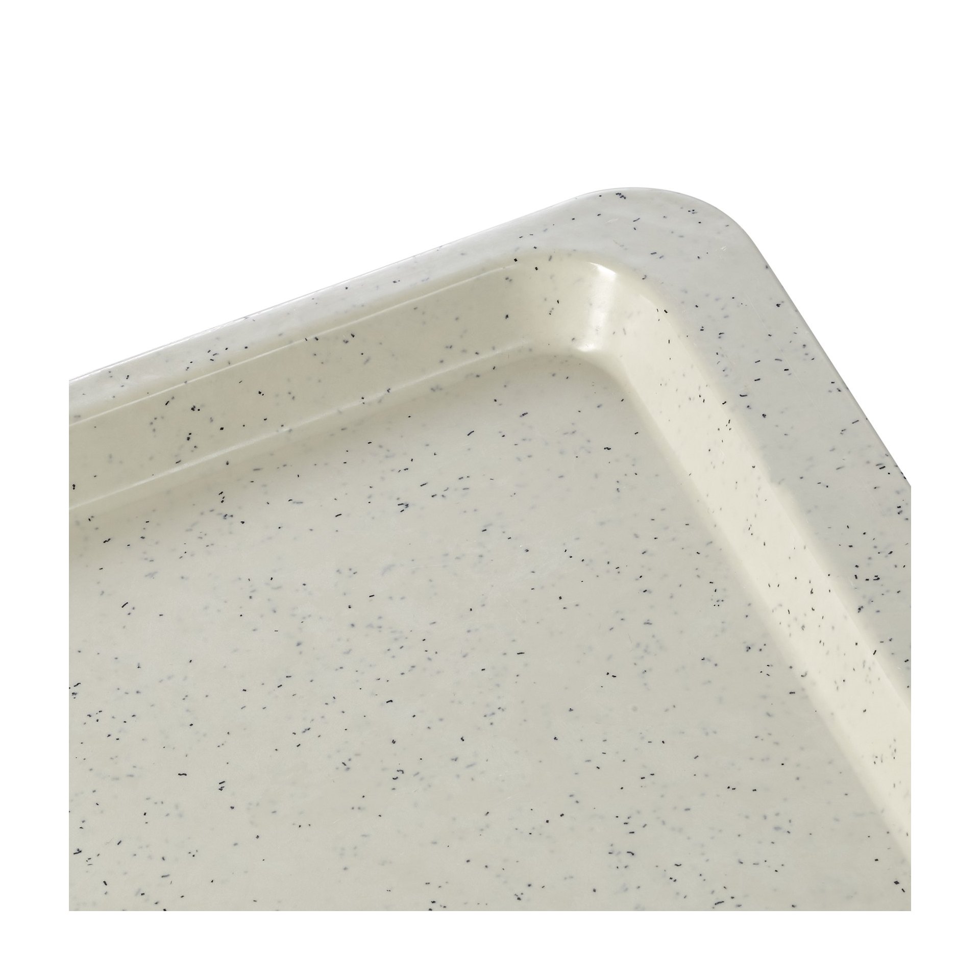 GN 1/1 Tablett milchweiß mit kleinen Punkten