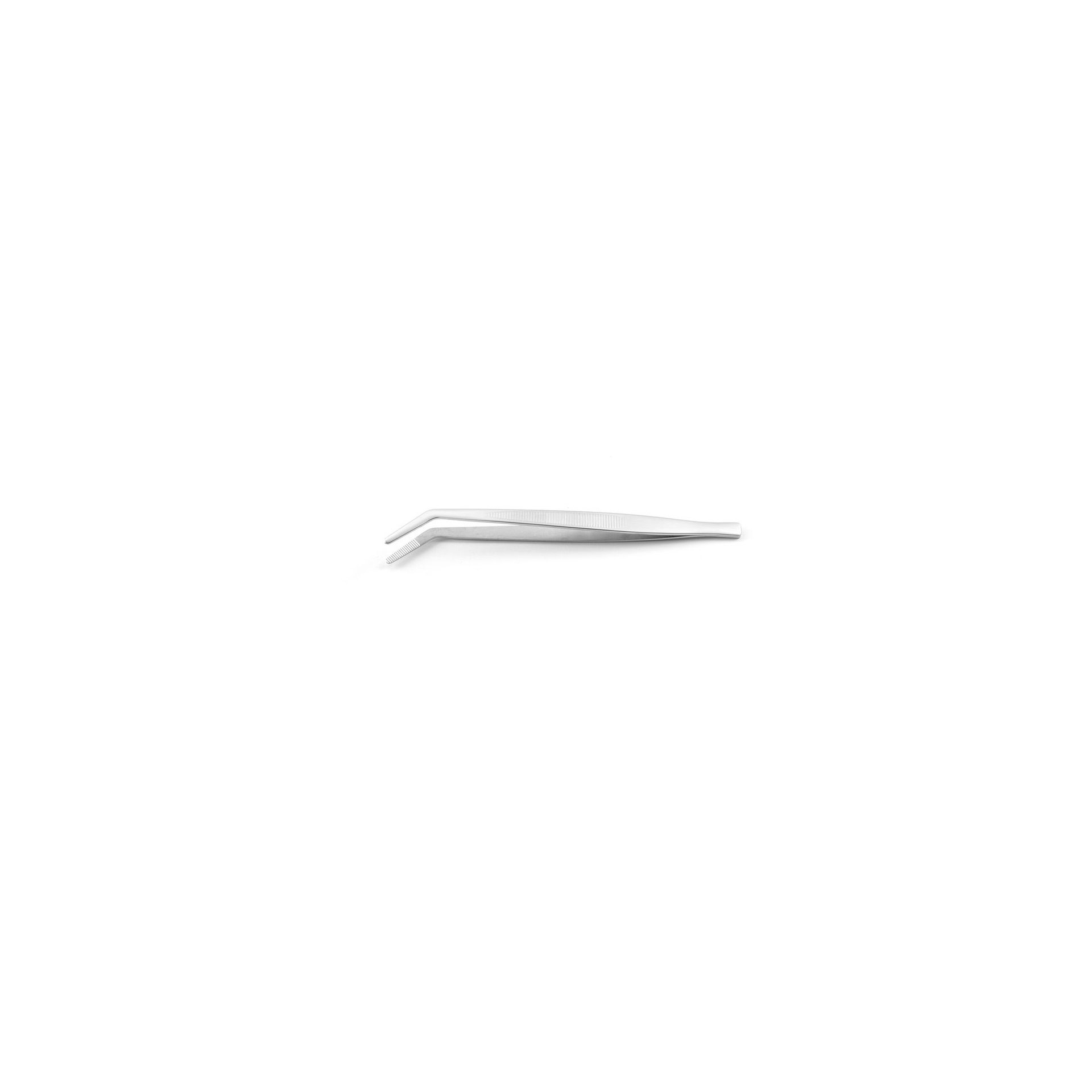 Pinzette, gebogen, (L)160mm
