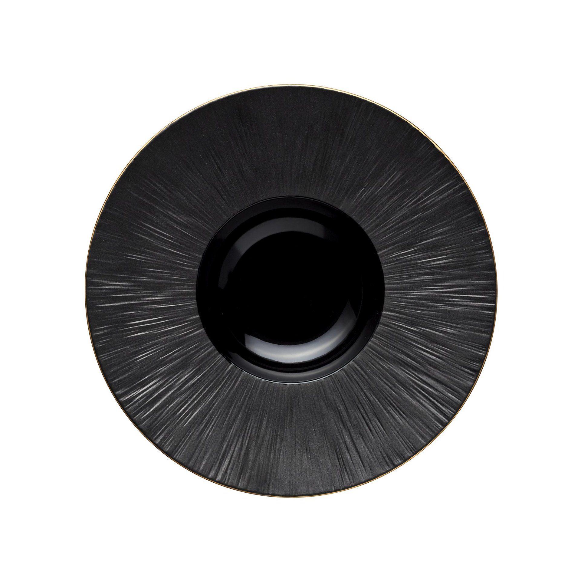Pastateller Set MAYA KURO, Ø 27,5 cm, 200 ml, schwarz Pastateller Set MAYA KURO, Ø 27,5 cm, 200 ml, schwarz