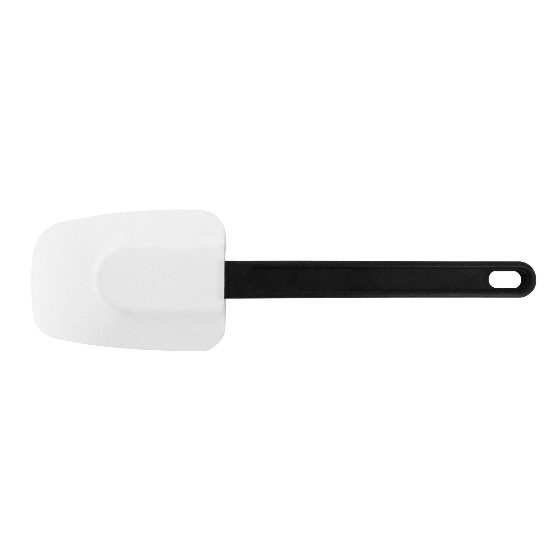 Stielschaber-Löffel weiss/schwarz 250 mm Stielschaber-Löffel weiss/schwarz 250 mm