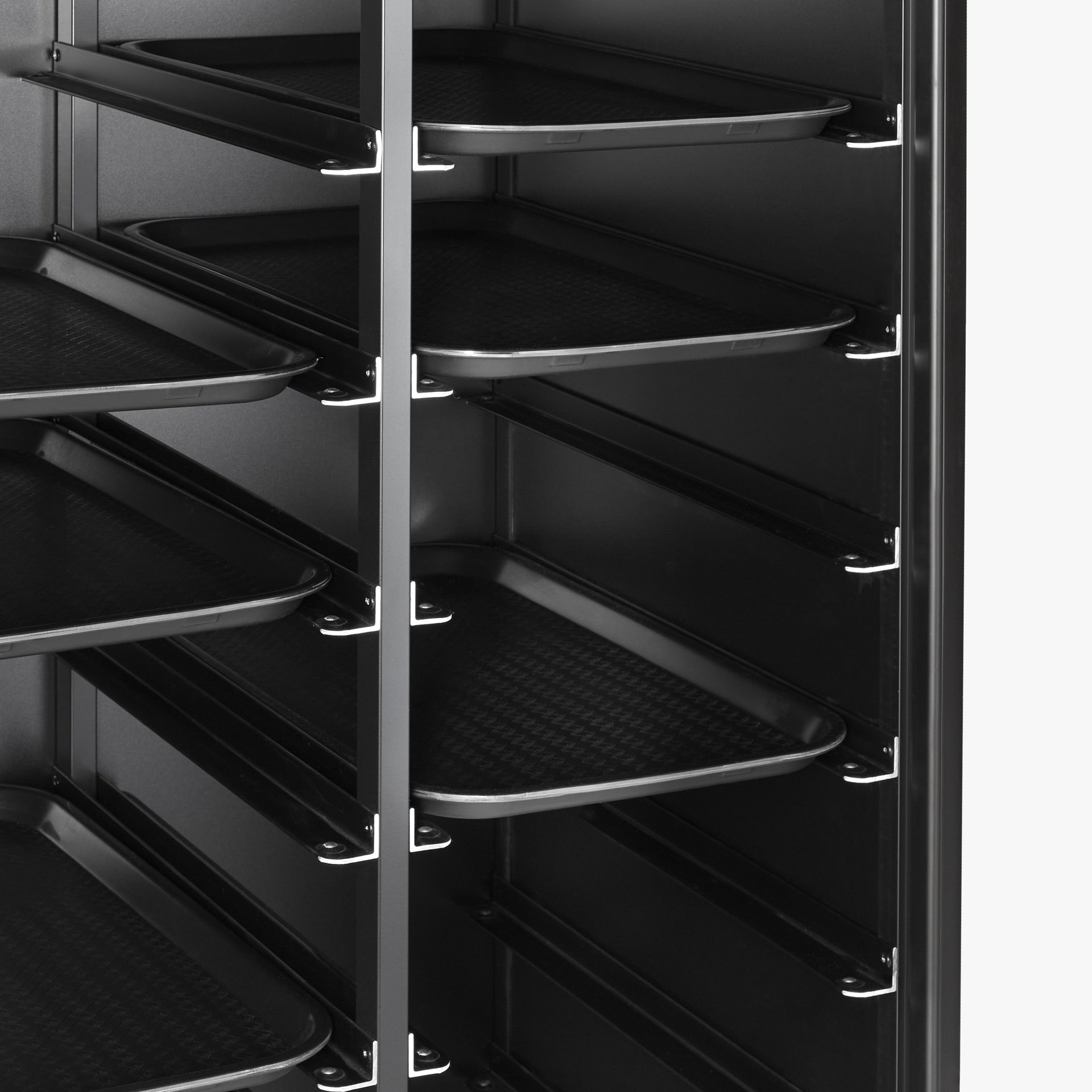 Tablettwagen 86 x 51 x 165 cm GN Tablettwagen 80 x 60 x 165 cm