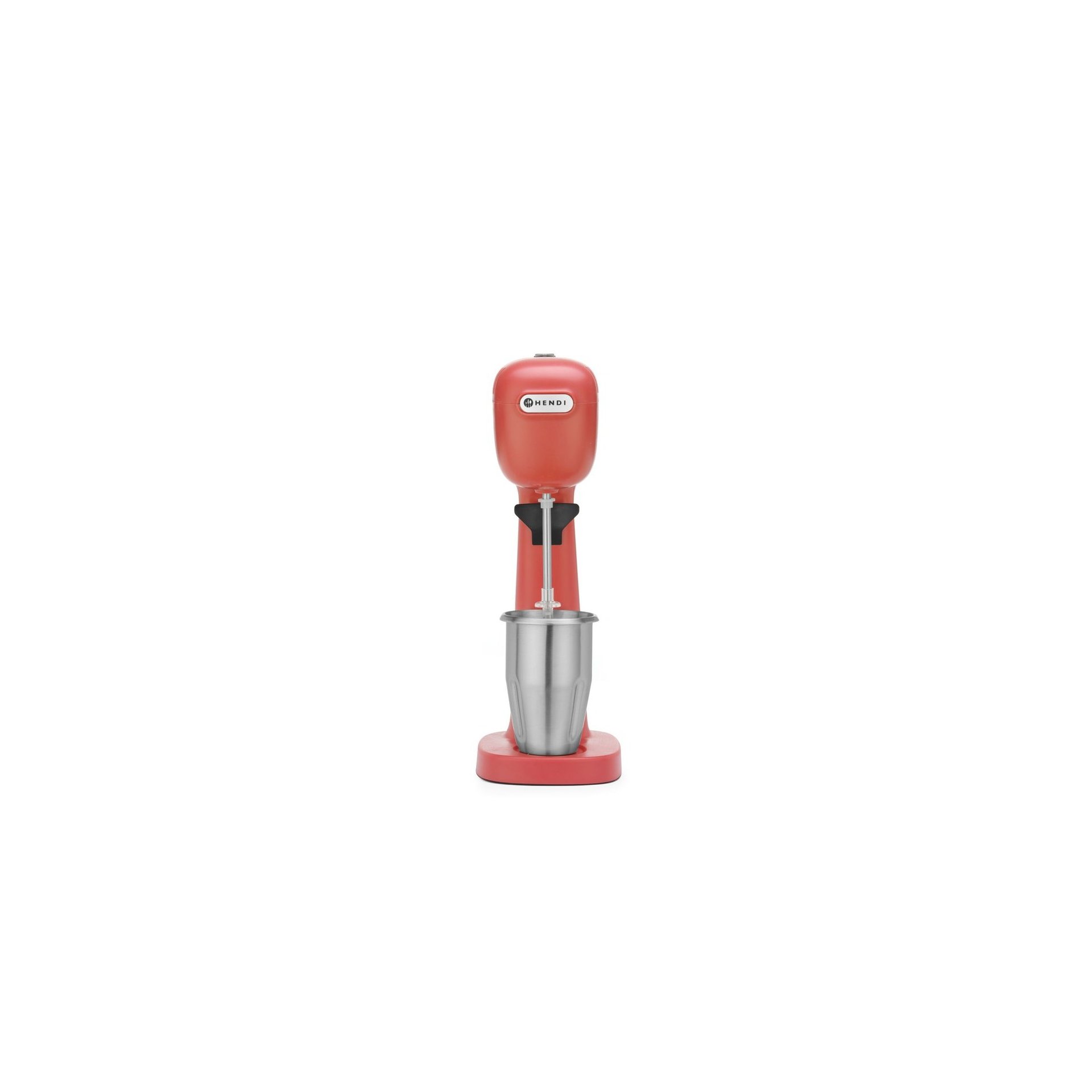 Milchshake-Mixer , designed by Robert Bronwasser, Rot, 220-240V/400W, 170x196x(H)490mm Milkshake Mixer BPA-frei - Design by Bronwasser, Rot, 230V/400W, 170x210x(H)485mm