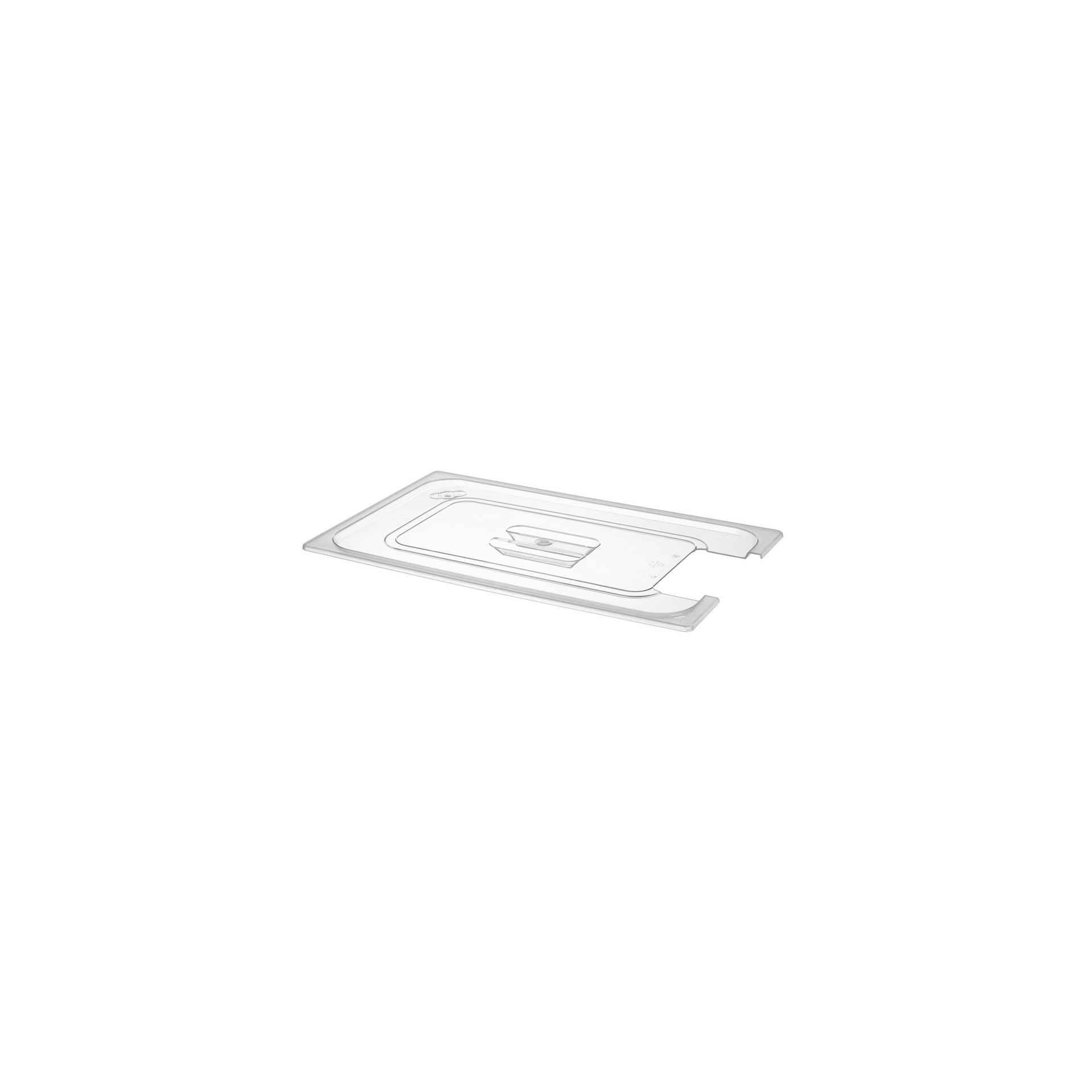 Gastronorm-Deckel mit Sous-Vide-Stab-Aussparung, GN 1/1, Transparent, 530x325mm