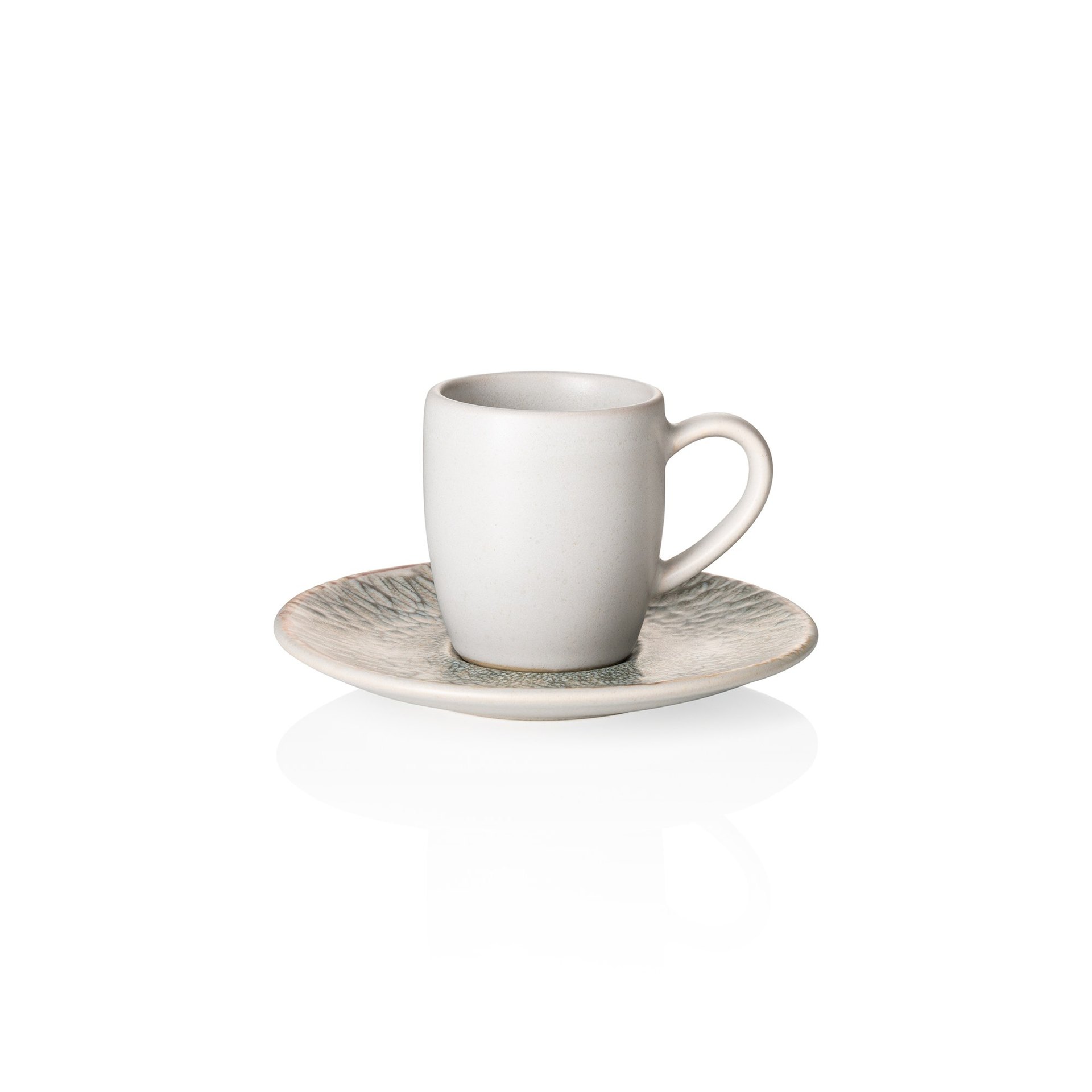 Espresso- und Untertasse Set ROCKZZERO, 80 ml, iris