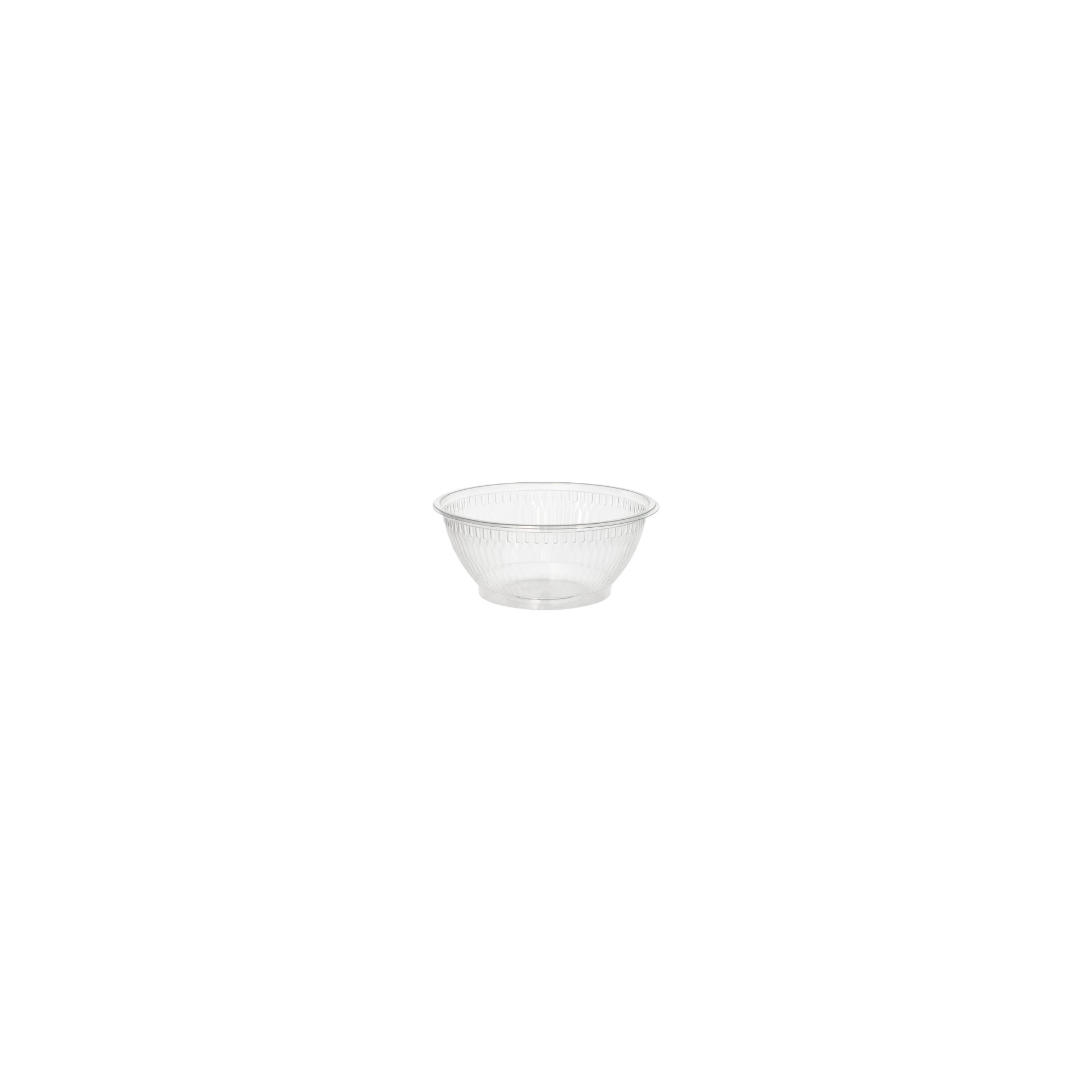 Salatschalen, R-PET rund 1 l Ø 18 cm · 7,5 cm glasklar Salatschalen, R-PET rund 1 l Ø 18 cm · 7,5 cm glasklar