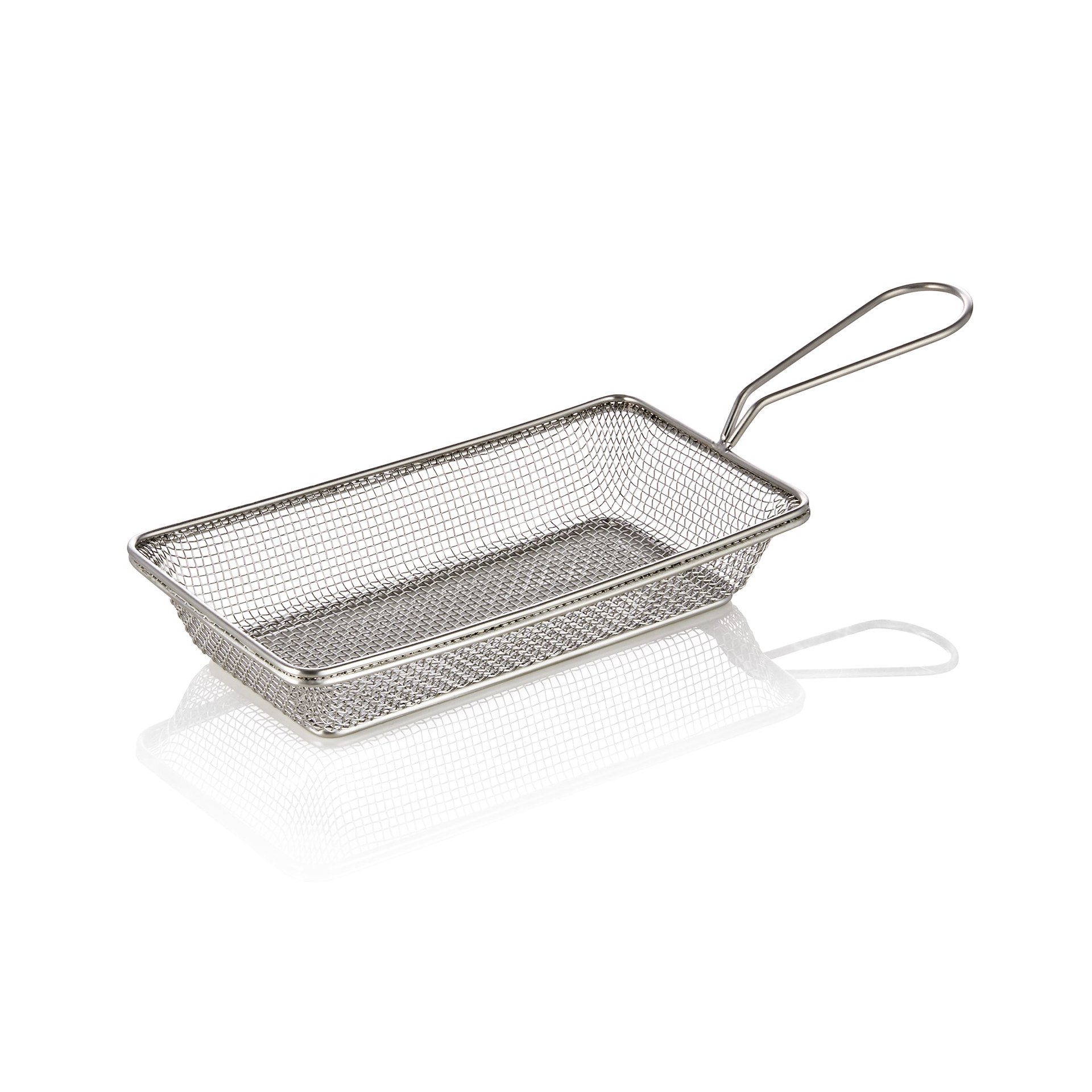 Servier- und Frittierkorb, 22 x 12,5 x 4 cm Servier- und Frittierkorb, 22 x 12,5 x 4 cm