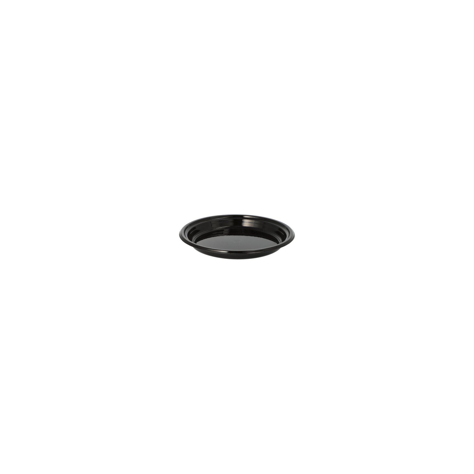 Mehrweg-Menü-Teller PP ungeteilt Ø 22 cm · 2,6 cm schwarz Mehrweg-Menü-Teller PP ungeteilt Ø 22 cm · 2,6 cm schwarz