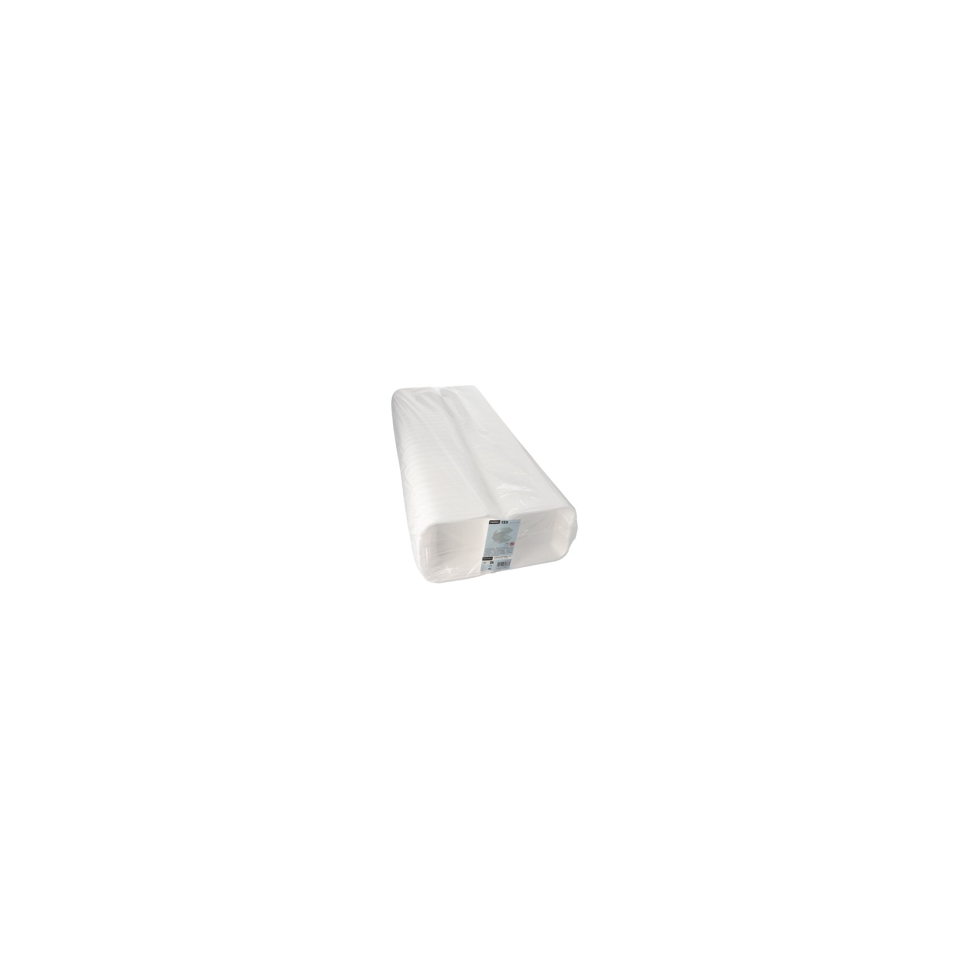 Hamburger-Boxen mit Klappdeckel, XPS 8 cm x 14,5 cm x 15,5 cm weiss