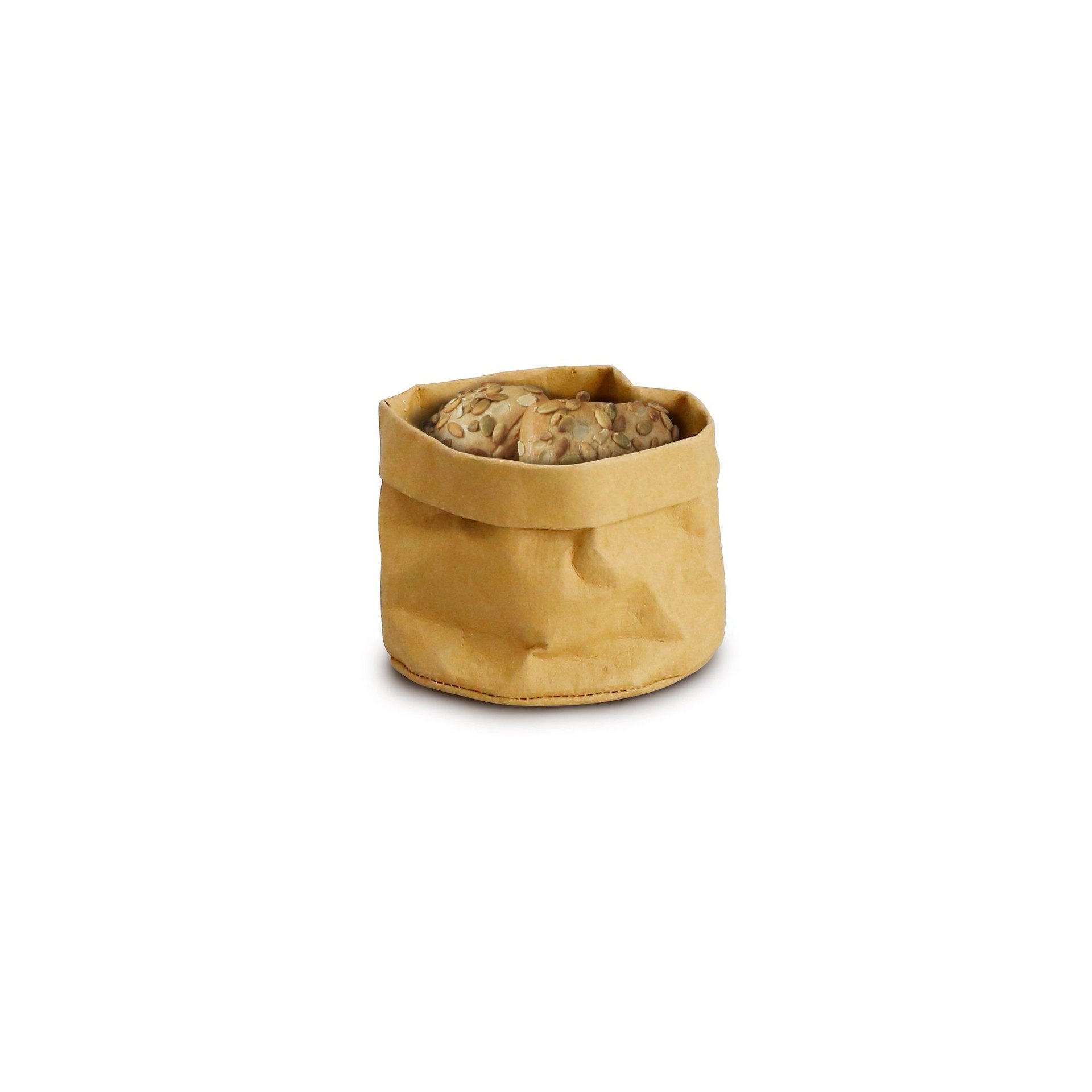 Brottasche aus Papier, Beige, 170x170x(H)150mm Brottasche aus Papier, Beige, 170x170x(H)150mm