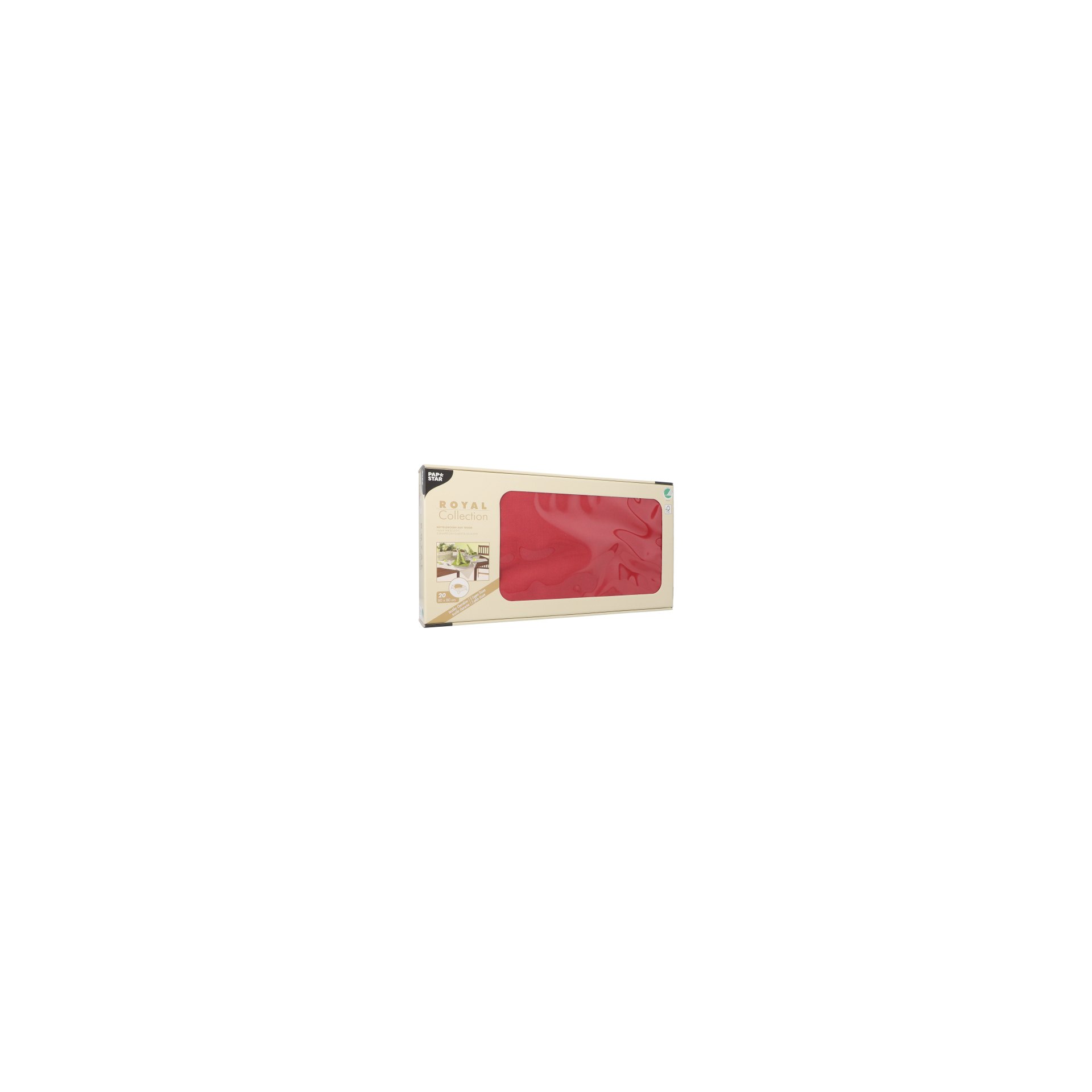 Mitteldecken, Tissue "ROYAL Collection" 80 cm x 80 cm bordeaux Mitteldecken, Tissue "ROYAL Collection" 80 cm x 80 cm bordeaux
