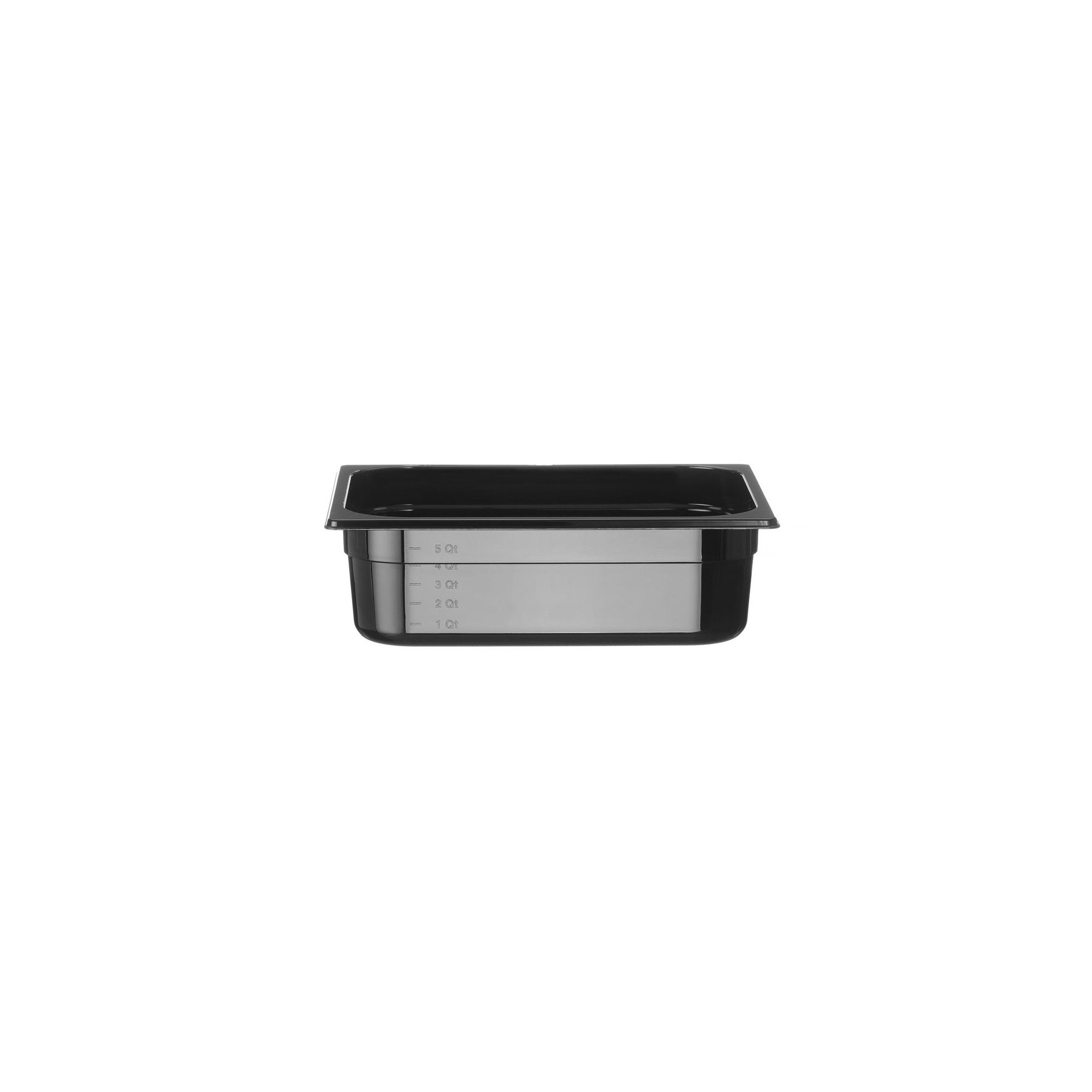 Gastronorm-Behälter 1/2, Profi Line, GN 1/2, 6,5L, Schwarz, 325x265x(H)100mm