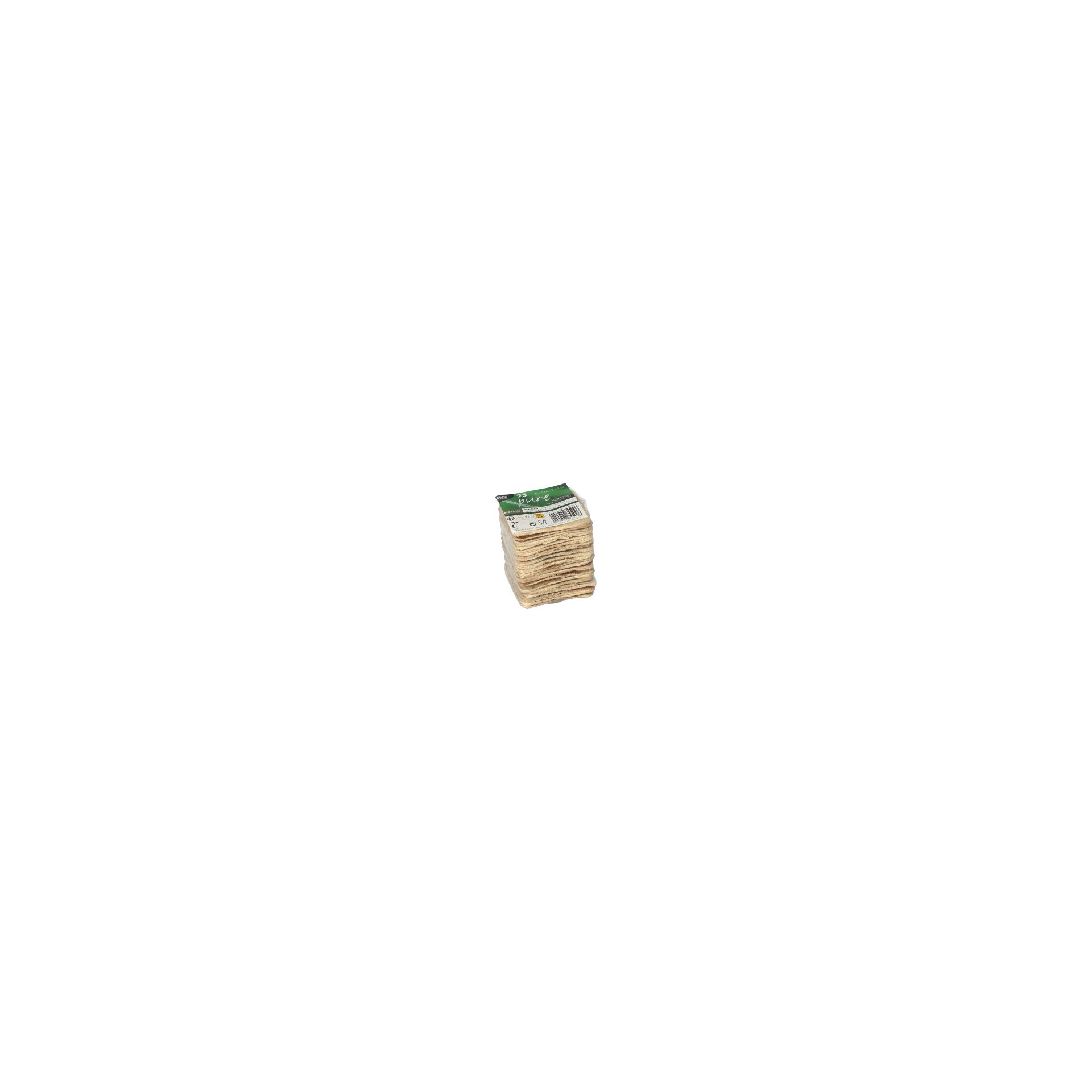 Schalen, Palmblatt "pure" eckig 6 cm x 6 cm x 1,3 cm Schalen, Palmblatt "pure" eckig 6 cm x 6 cm x 1,3 cm