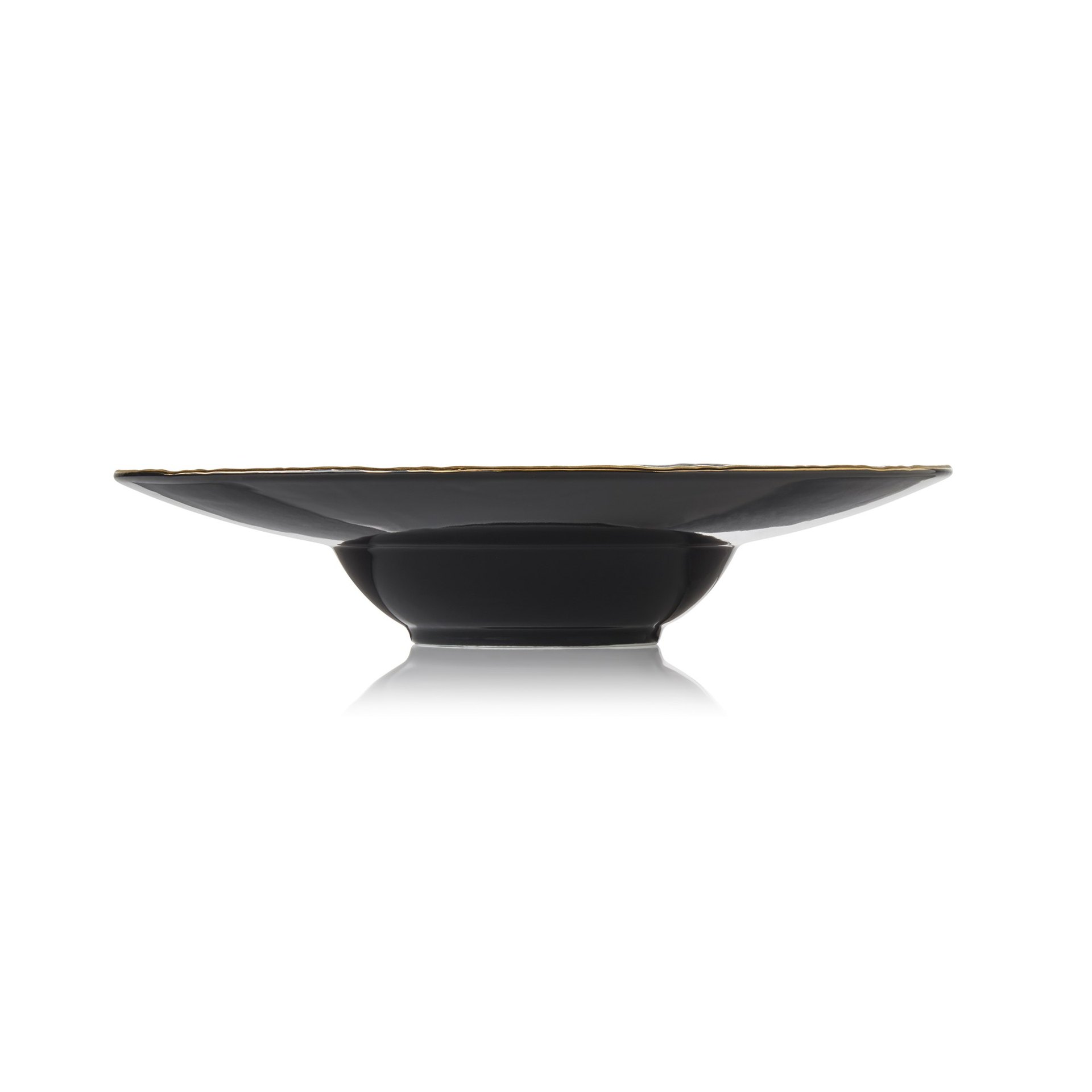 Pastateller Set MAYA KURO, Ø 27,5 cm, 200 ml, schwarz