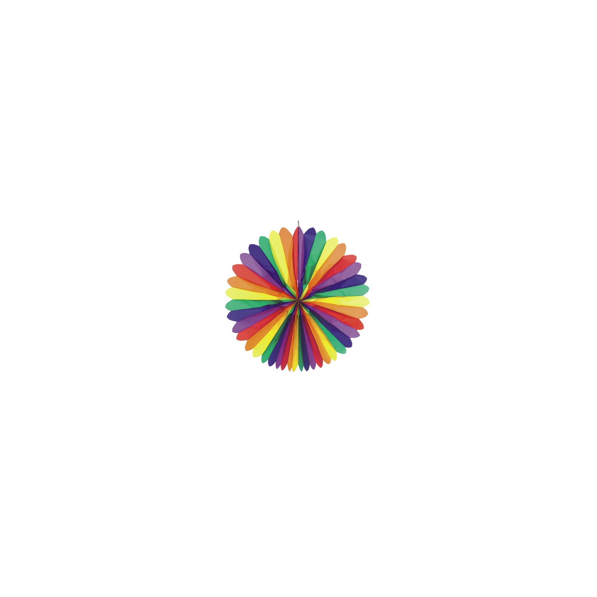Dekofächer Ø 120 cm "Rainbow" schwer entflammbar Dekofächer Ø 120 cm "Rainbow" schwer entflammbar