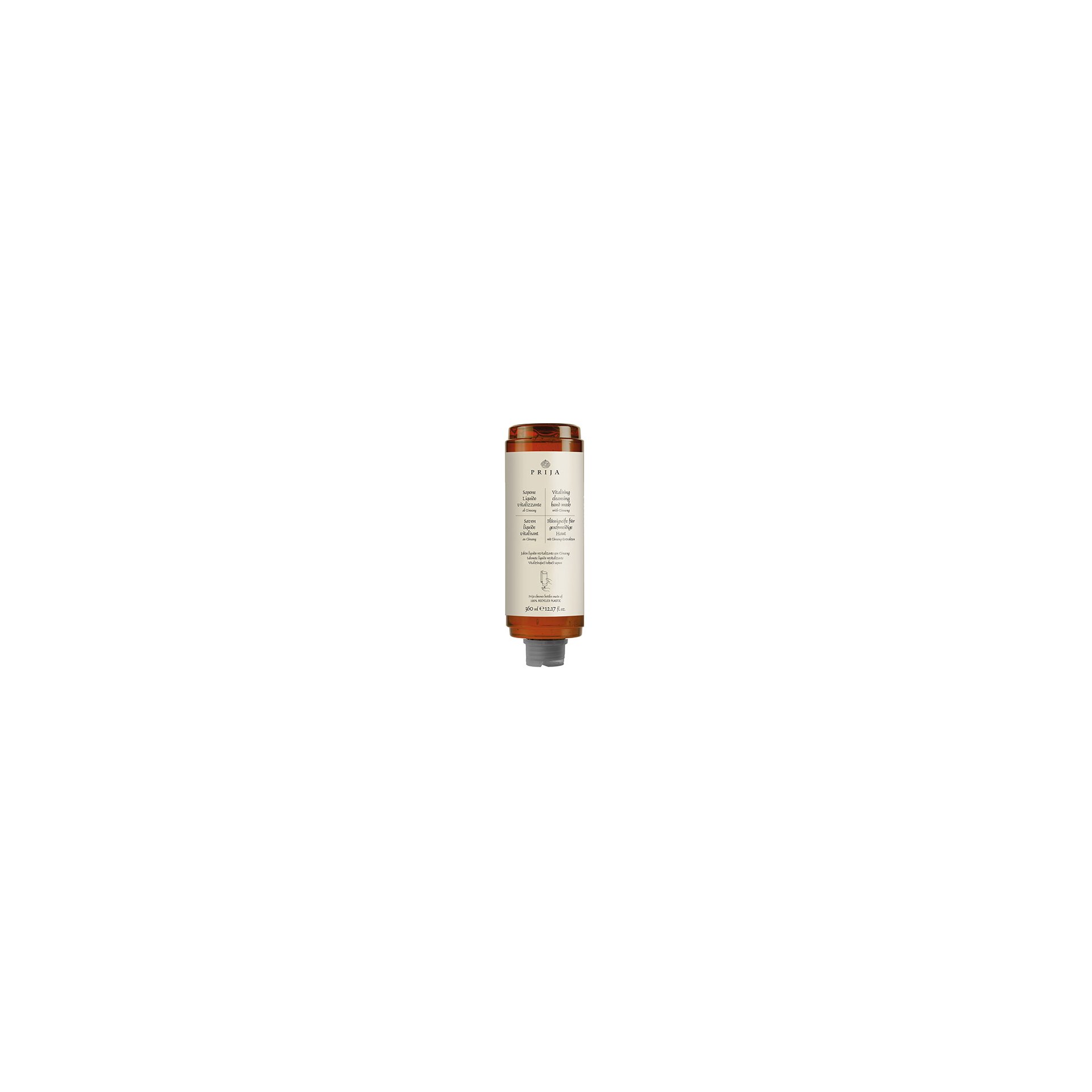 Flüssigseife "Prija" 360 ml "vitalisierend" mit Ginseng-Extrakten, Cysoap Drückspender Flüssigseife "Prija" 360 ml "vitalisierend" mit Ginseng-Extrakten, Cysoap Drückspender