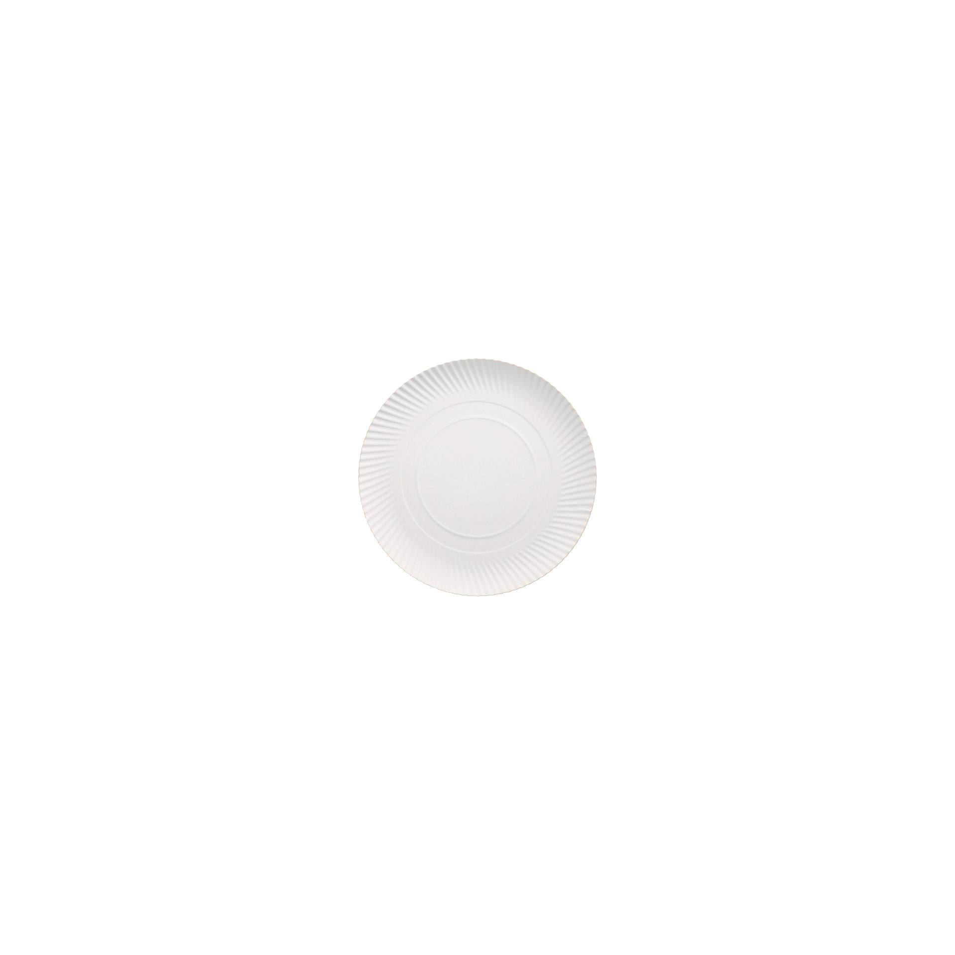 Teller, Pappe "pure" rund Ø 32 cm · 2 cm weiss