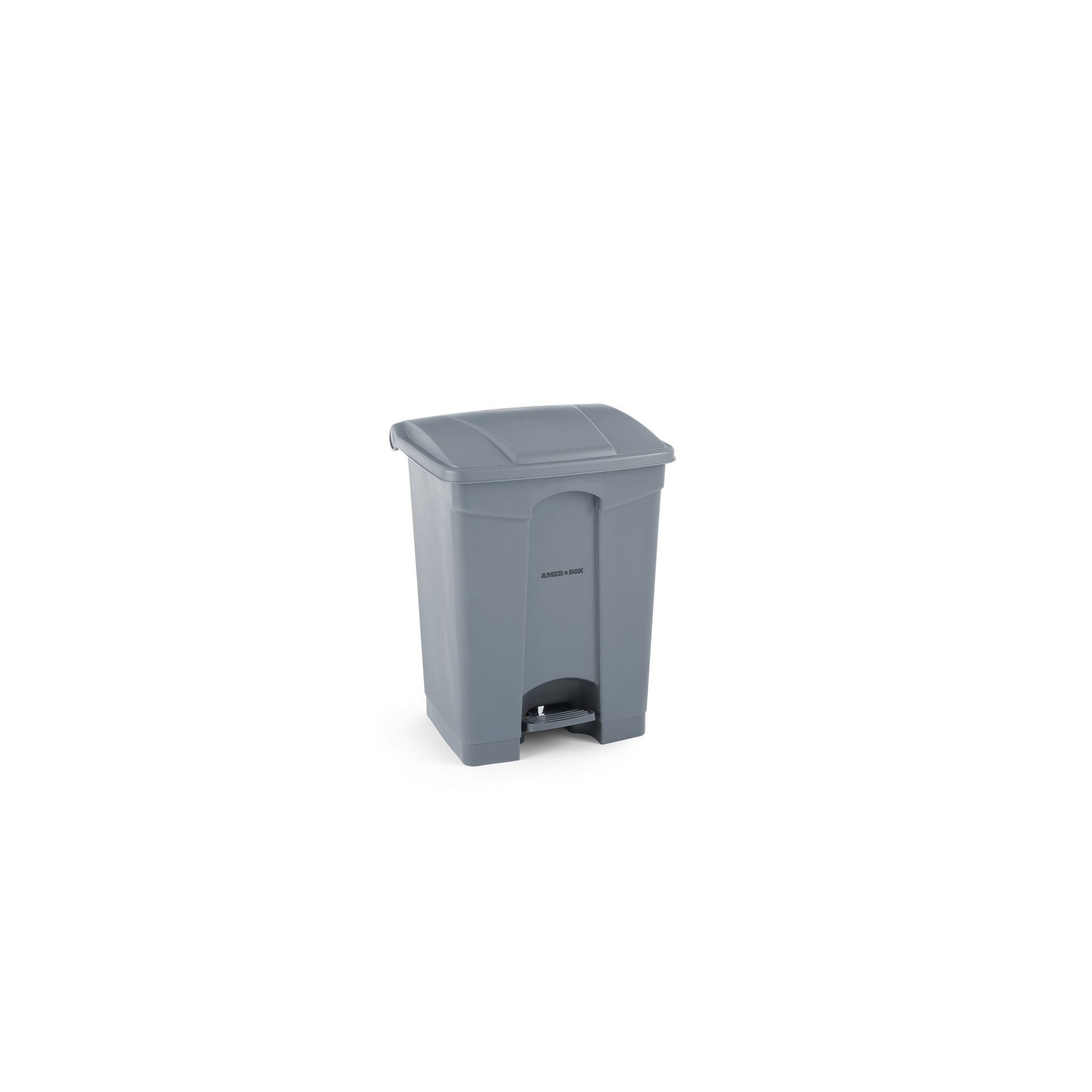 Tret-Abfalleimer, AmerBox, 68L, Hellgrau, 490x410x(H)660mm Tret-Abfalleimer, AmerBox, 87L, Hellgrau, 500x410x(H)815mm