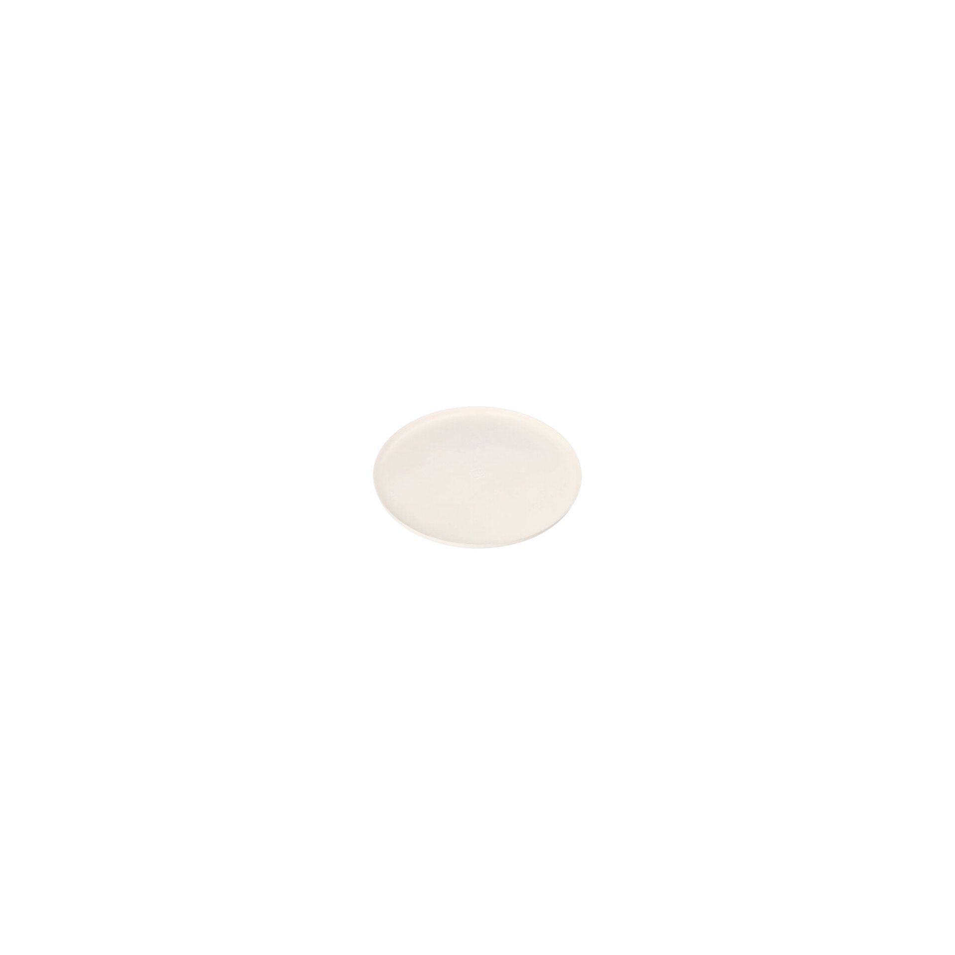 Teller Zuckerrohr "pure" rund Ø 22 cm · 1 cm weiss "Cella"