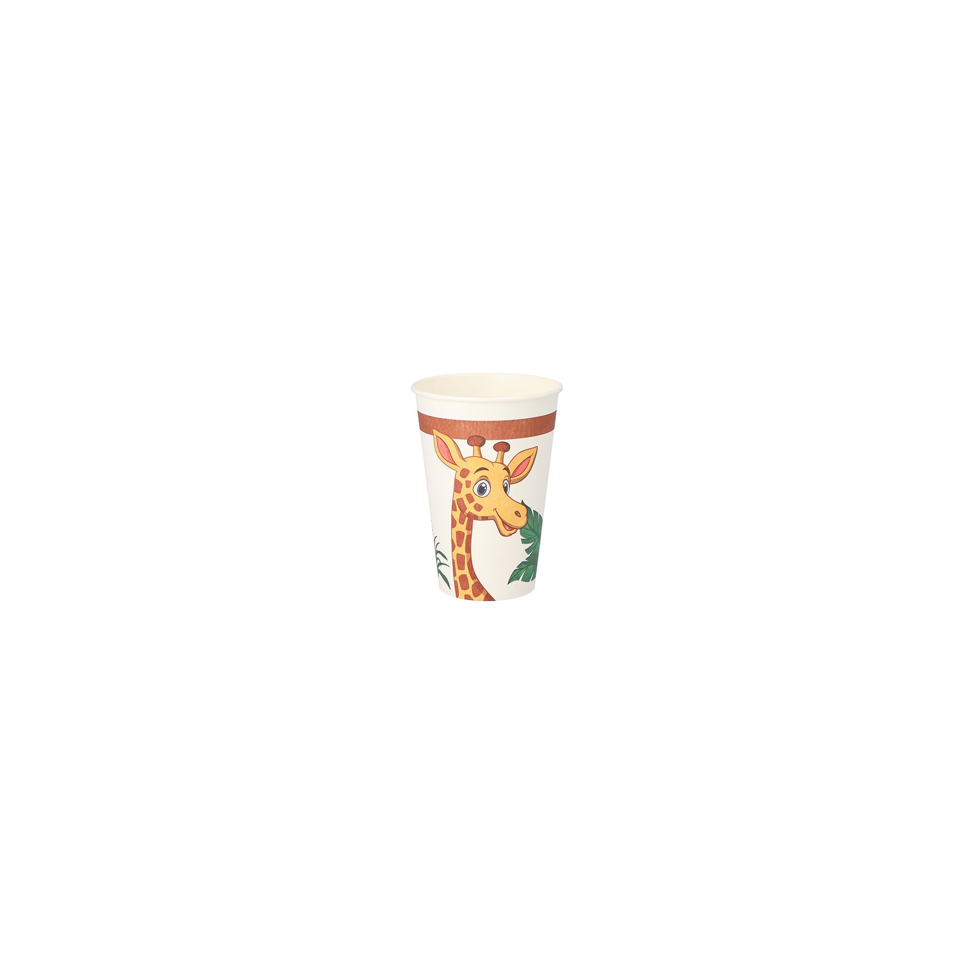 Trinkbecher, Pappe 0,2 l Ø 7 cm · 9,7 cm "Jungle" Trinkbecher, Pappe 0,2 l Ø 7 cm · 9,7 cm "Jungle"