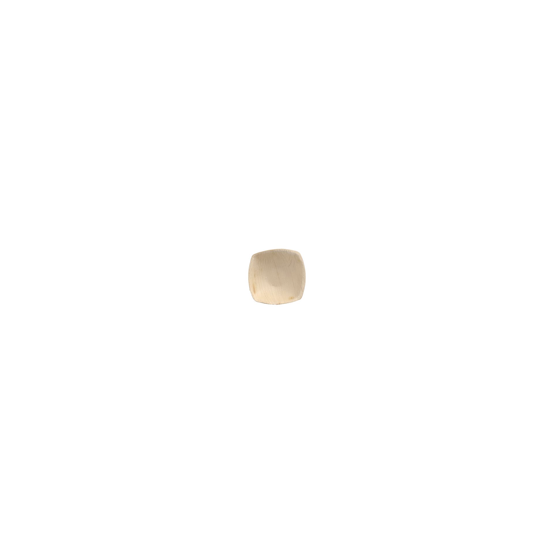 Schalen Palmblatt "pure" 50 ml 2,5 cm x 9 cm x 9 cm natur "QUADRATO"