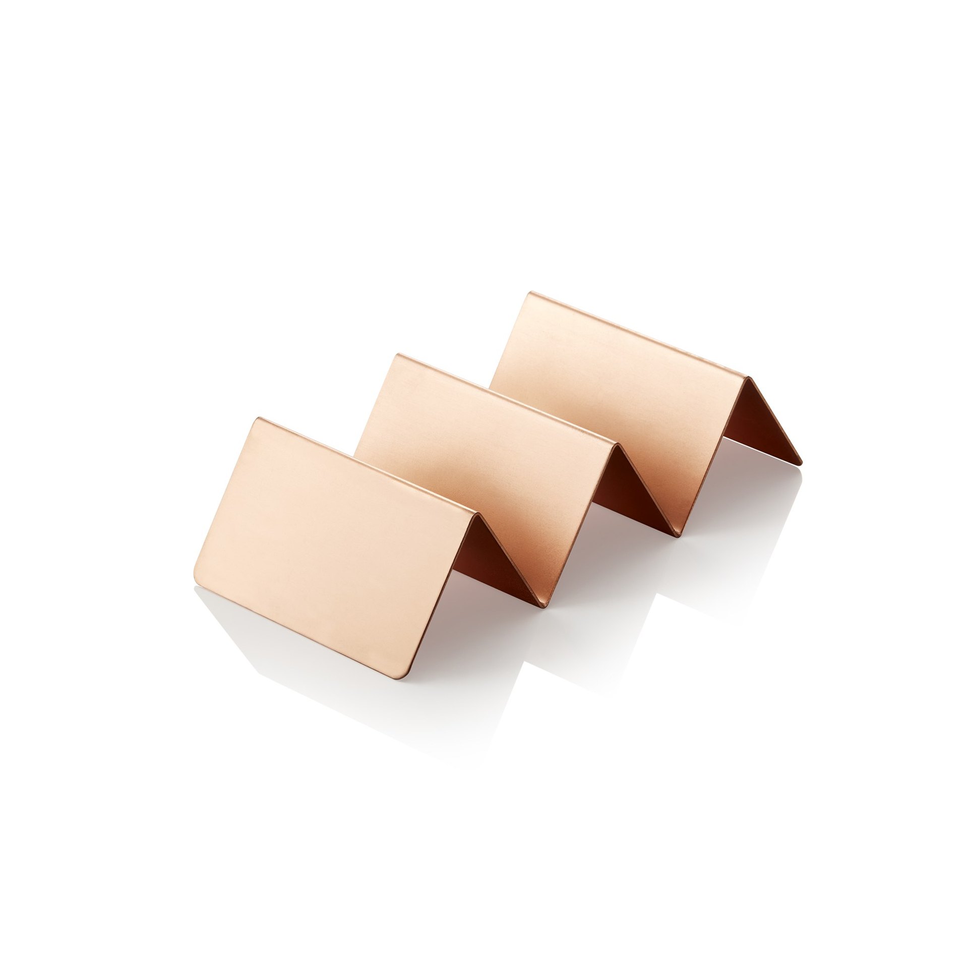 Snackpresenter mit 2 Ablagen, 21 x 10 x 5 cm, kupferfarben, Edelstahl Snackpresenter mit 2 Ablagen, 21 x 10 x 5 cm, kupferfarben, Edelstahl