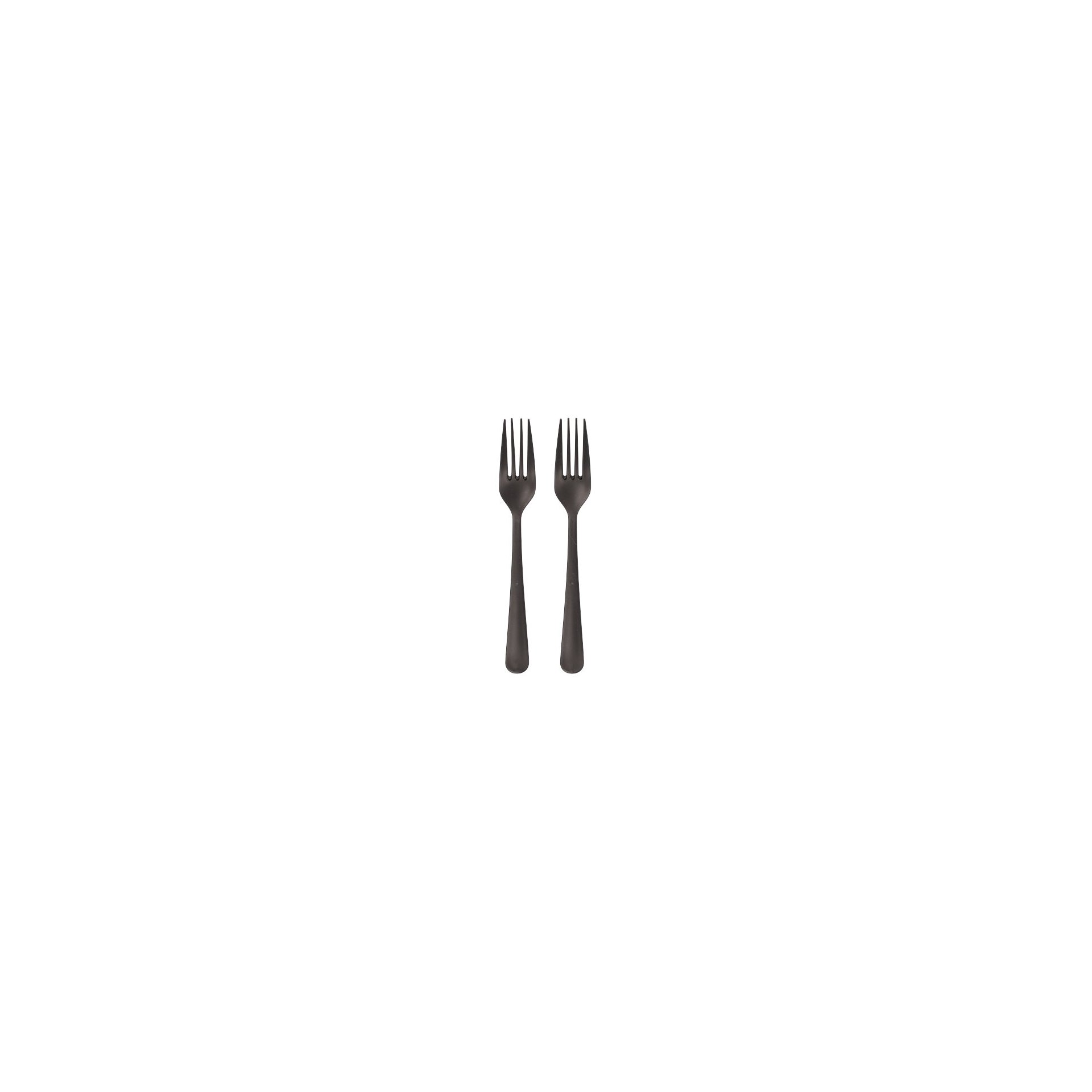 "Circulware" Mehrweg-Gabeln PP-MF 19 cm schwarz "Gaia" extra stabil, in Spenderbox