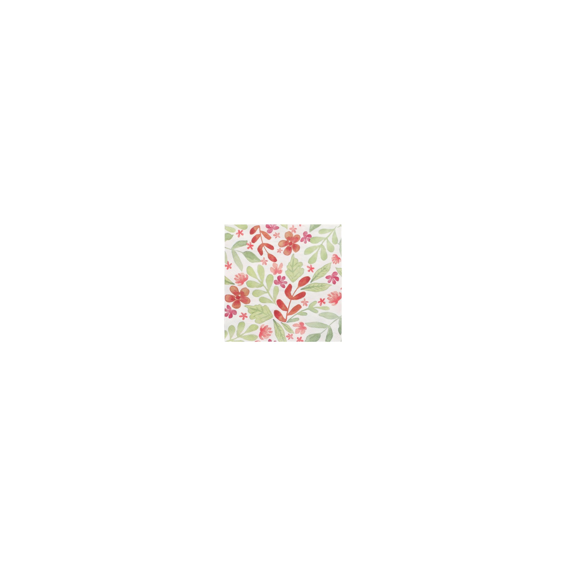 Servietten, 3-lagig 1/4-Falz 33 cm x 33 cm "Leaves and Flowers" Servietten, 3-lagig 1/4-Falz 33 cm x 33 cm "Leaves and Flowers"