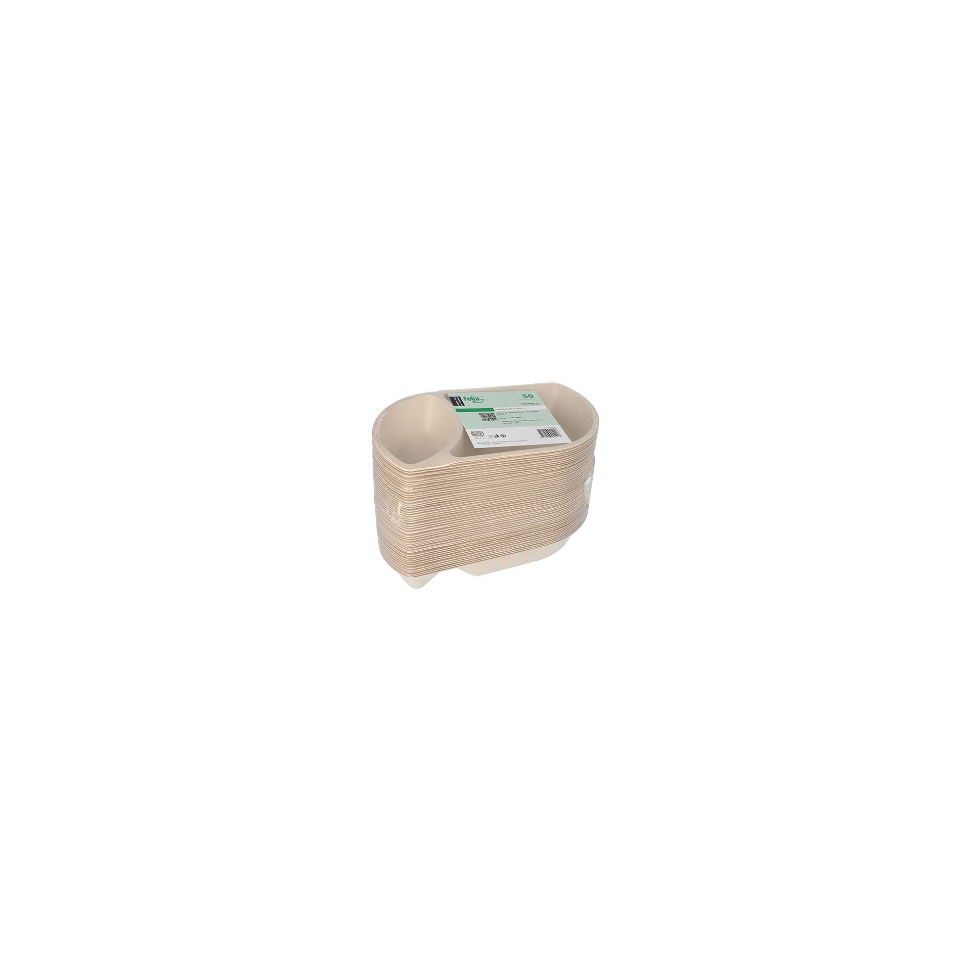 Snacktrays Zuckerrohr 2-geteilt 3,6 cm x 12,4 cm x 22,4 cm natur Snacktrays Zuckerrohr 2-geteilt 3,6 cm x 12,4 cm x 22,4 cm natur