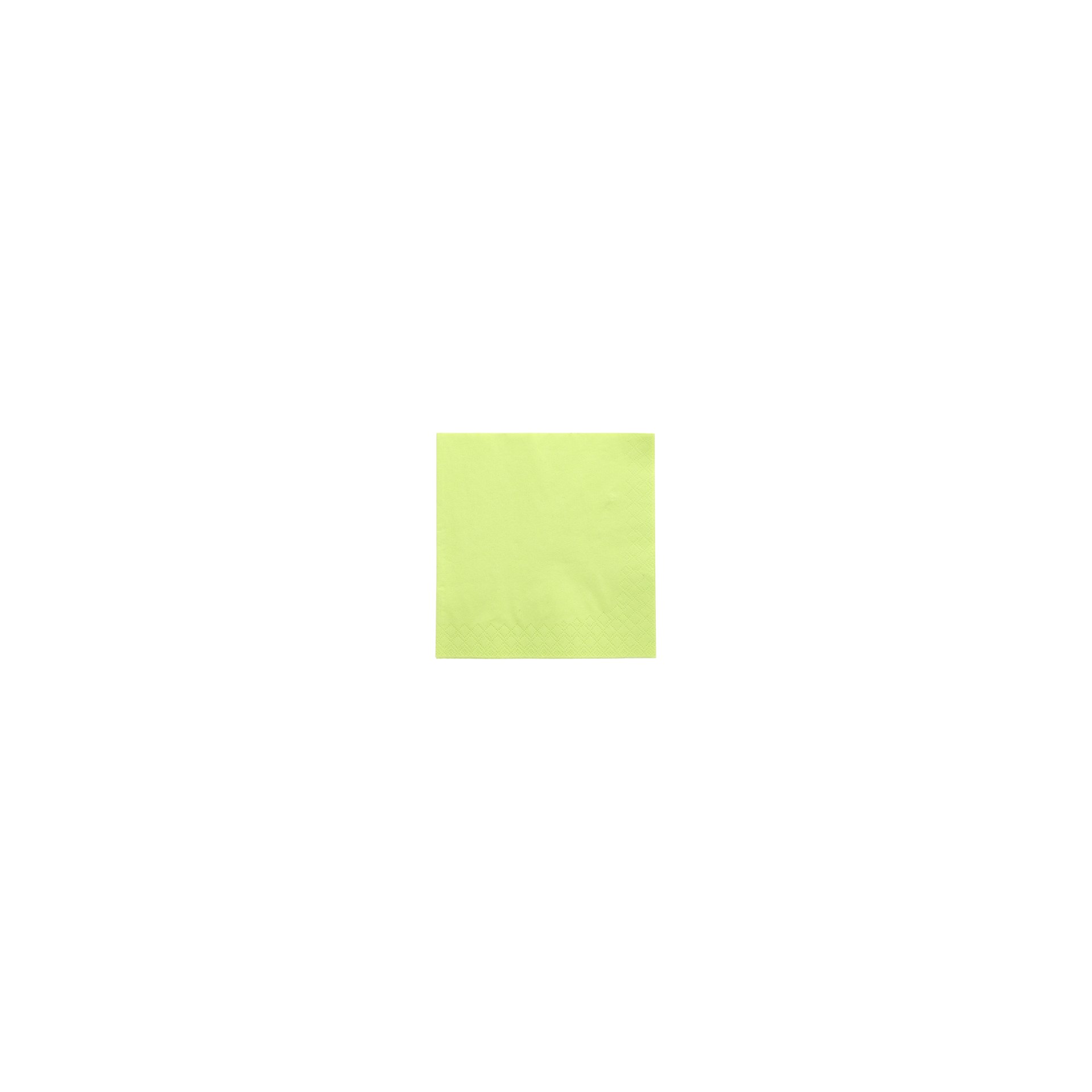 Servietten, 3-lagig 1/4-Falz 33 cm x 33 cm limonengrün