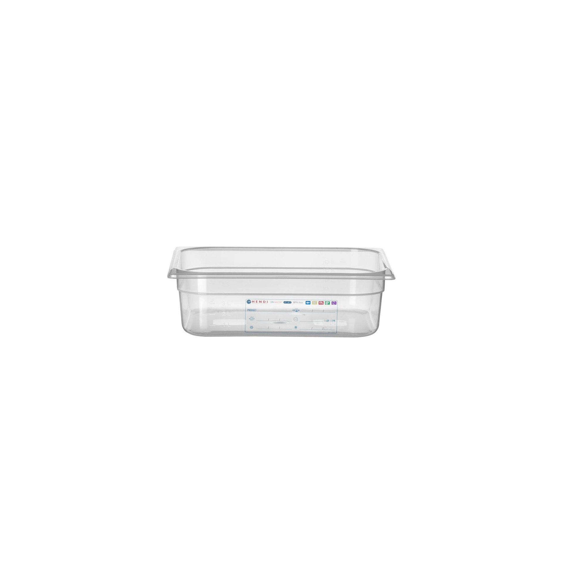 Gastronorm-Behälter 1/2, GN 1/2, 6,5L, Transparent, 325x265x(H)100mm Gastronorm-Behälter 1/2, GN 1/2, 6,5L, Transparent, 325x265x(H)100mm