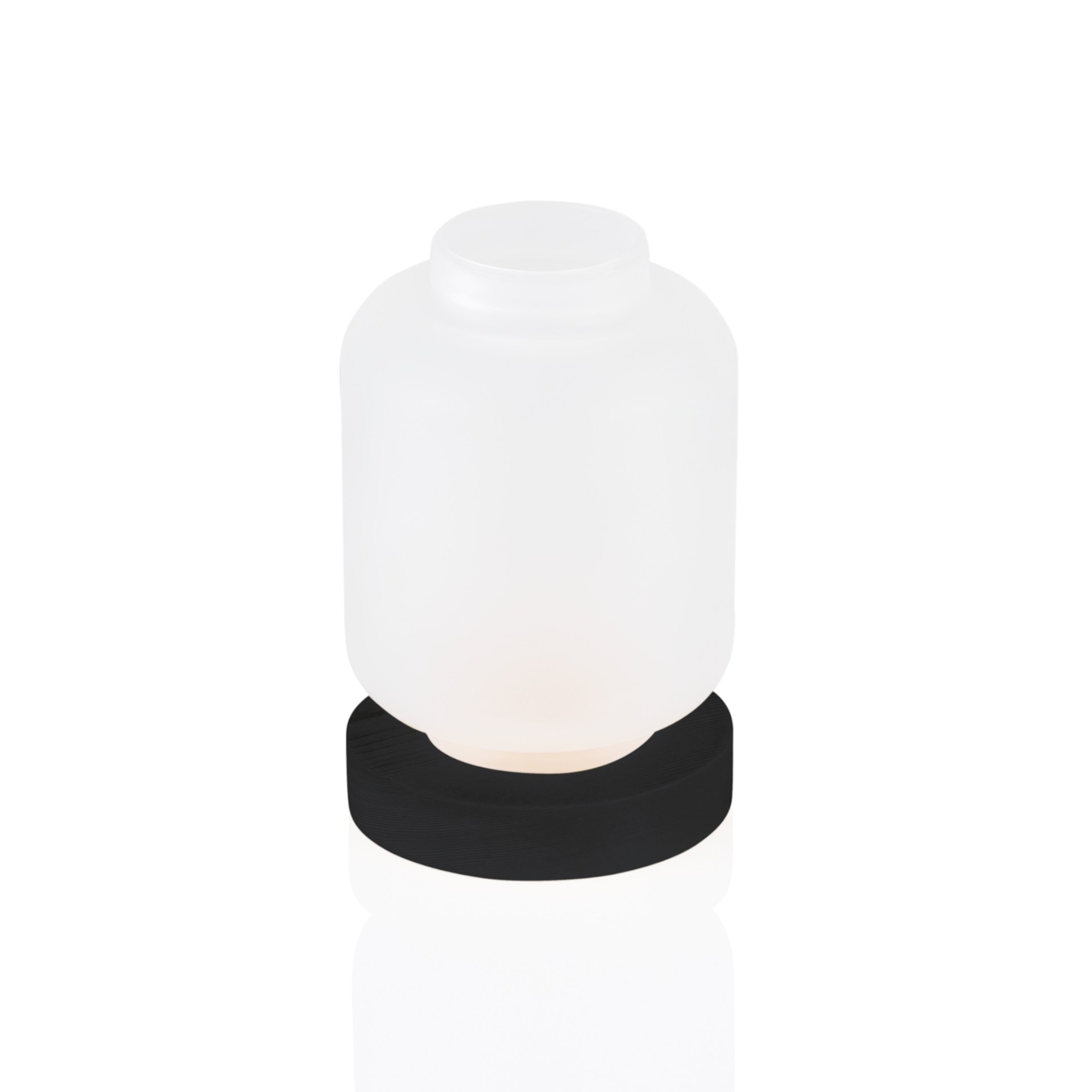 Candle Holder Frosted White YUYU, Ø 9 cm, Höhe 13 cm Candle Holder Frosted White YUYU, Ø 9 cm, Höhe 13 cm